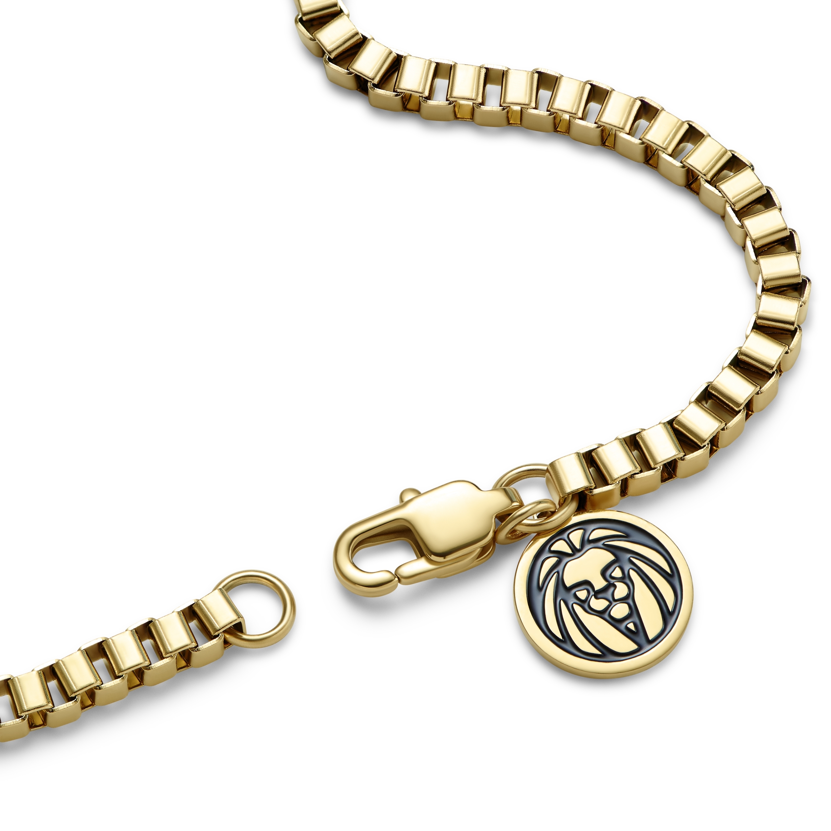 Essentials | Collana a catena quadrata in color oro da 3 mm - 4