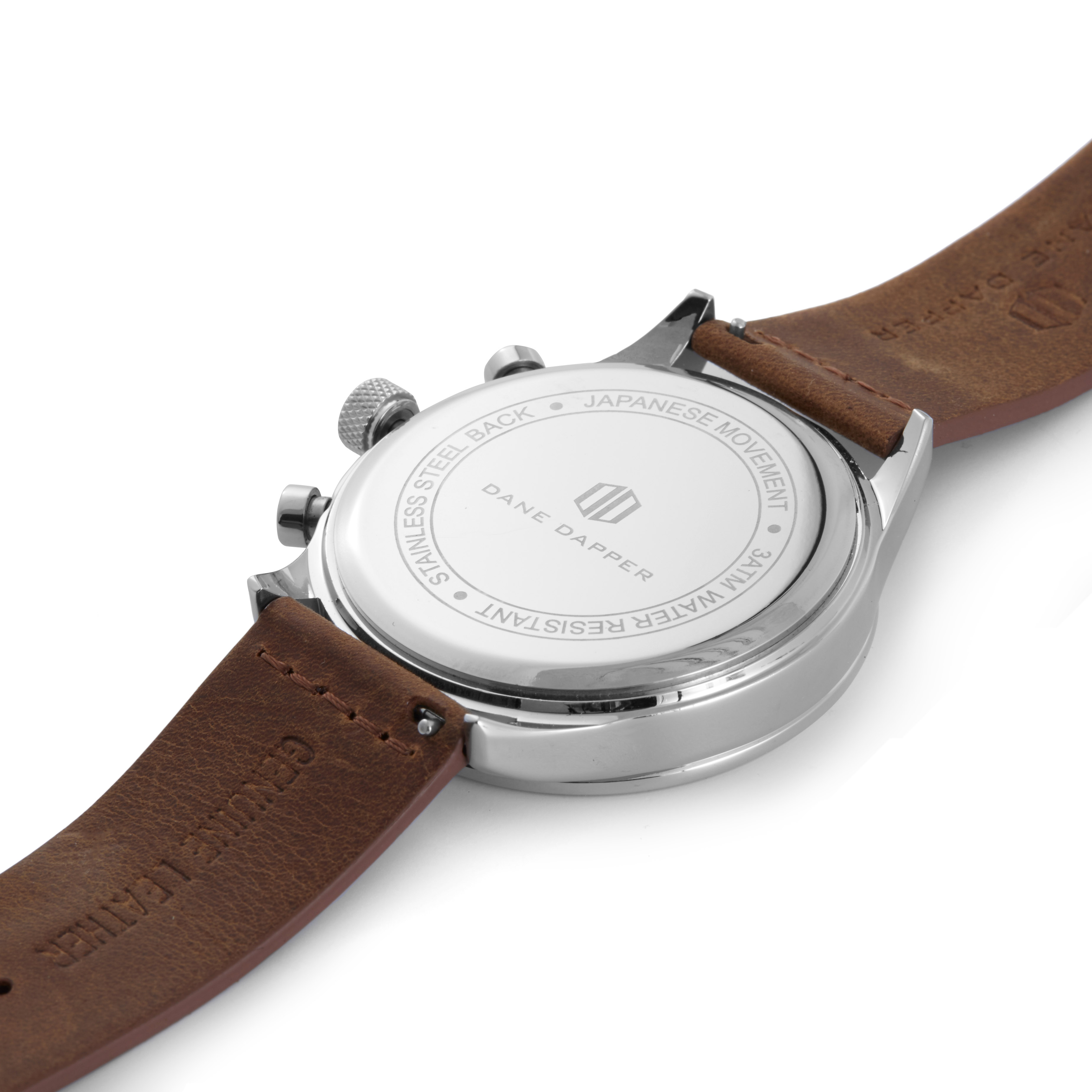 Brown & Silver Troika Watch - 3