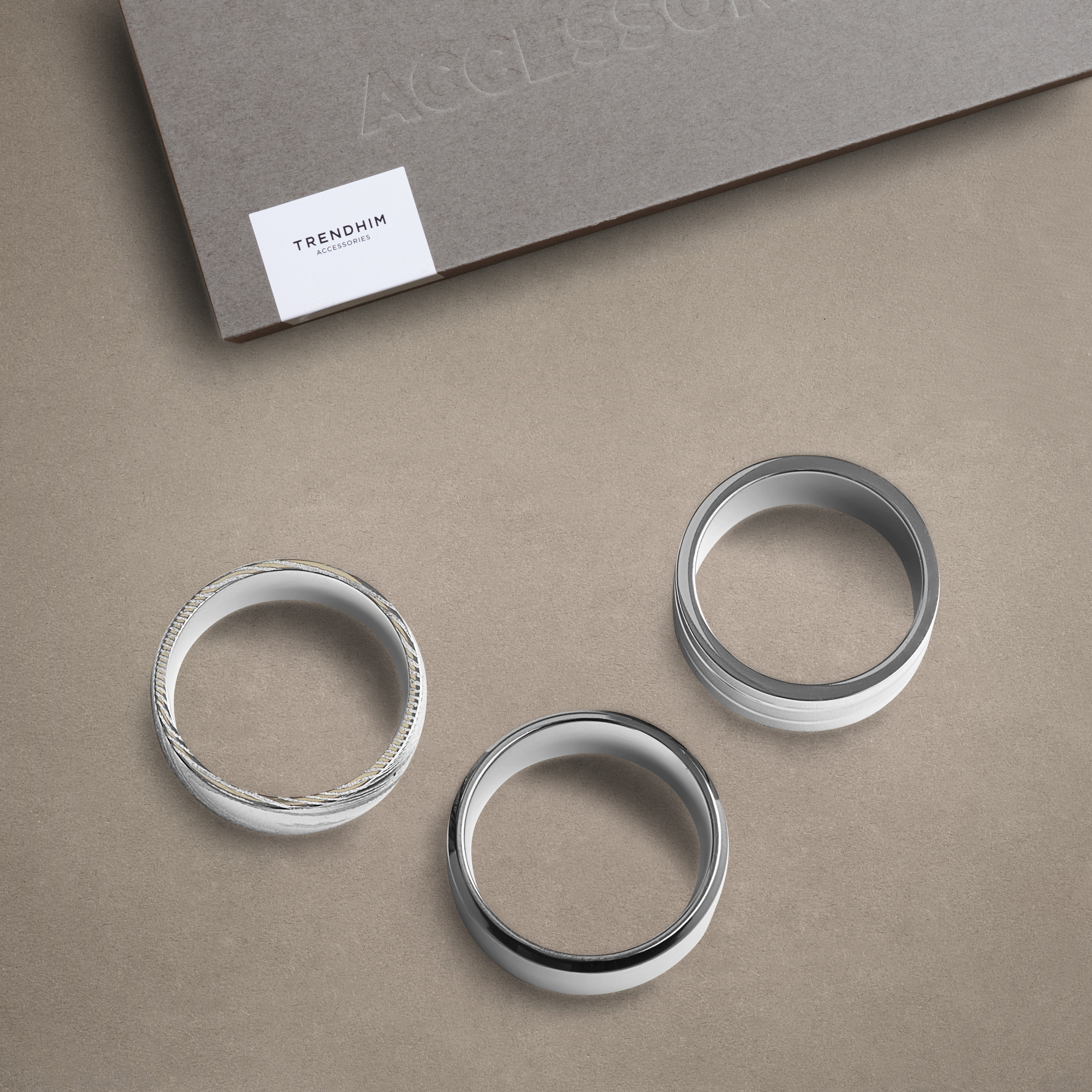 57 mm Exclusieve Ring Geschenkset | Staal en Titanium - 2