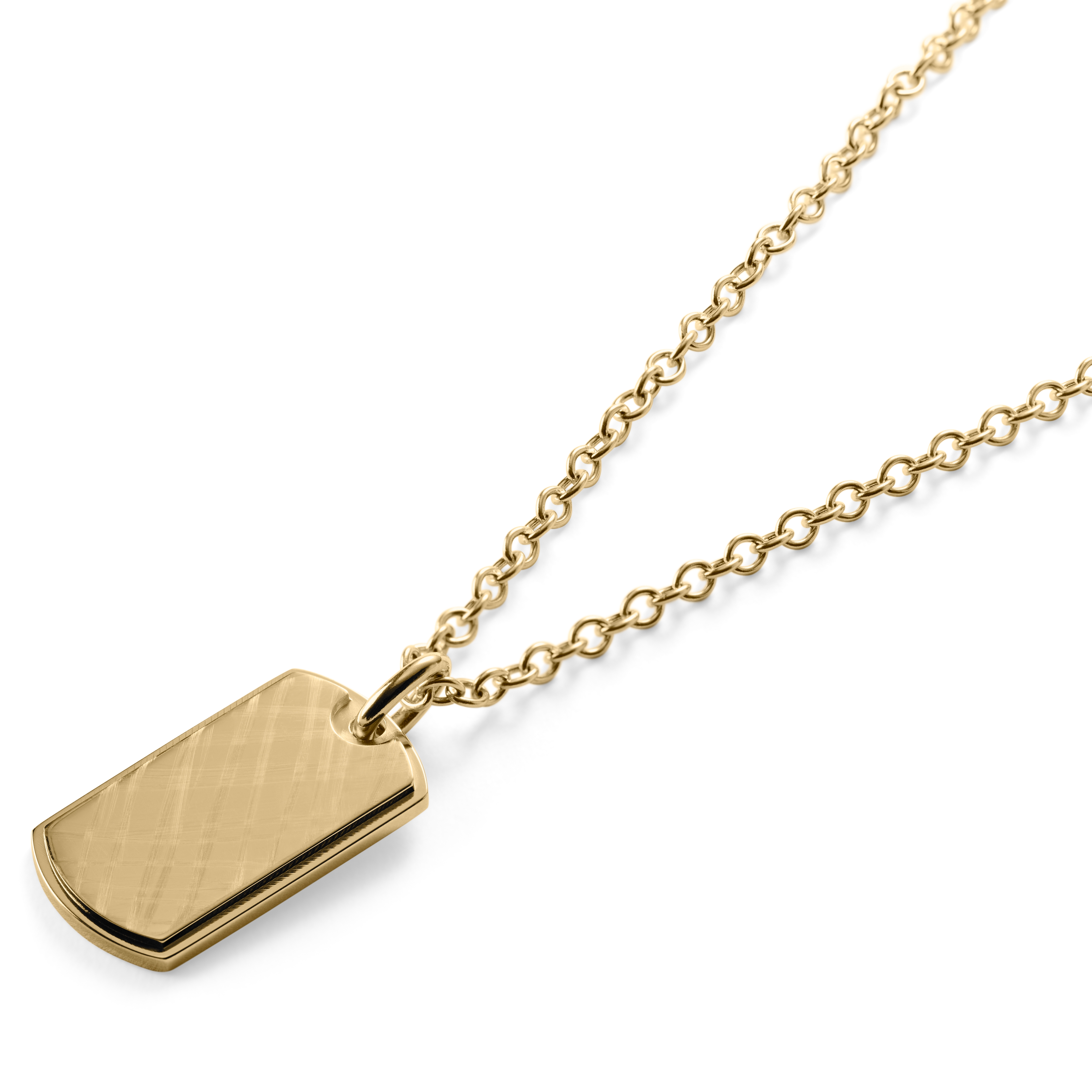 Gold-Tone Grafitti Necklace - 2