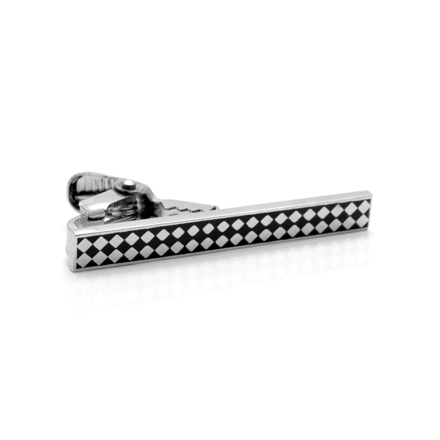 Map Dotted Harlequin Tie Clip Map Dotted Harlequin Tie Clip