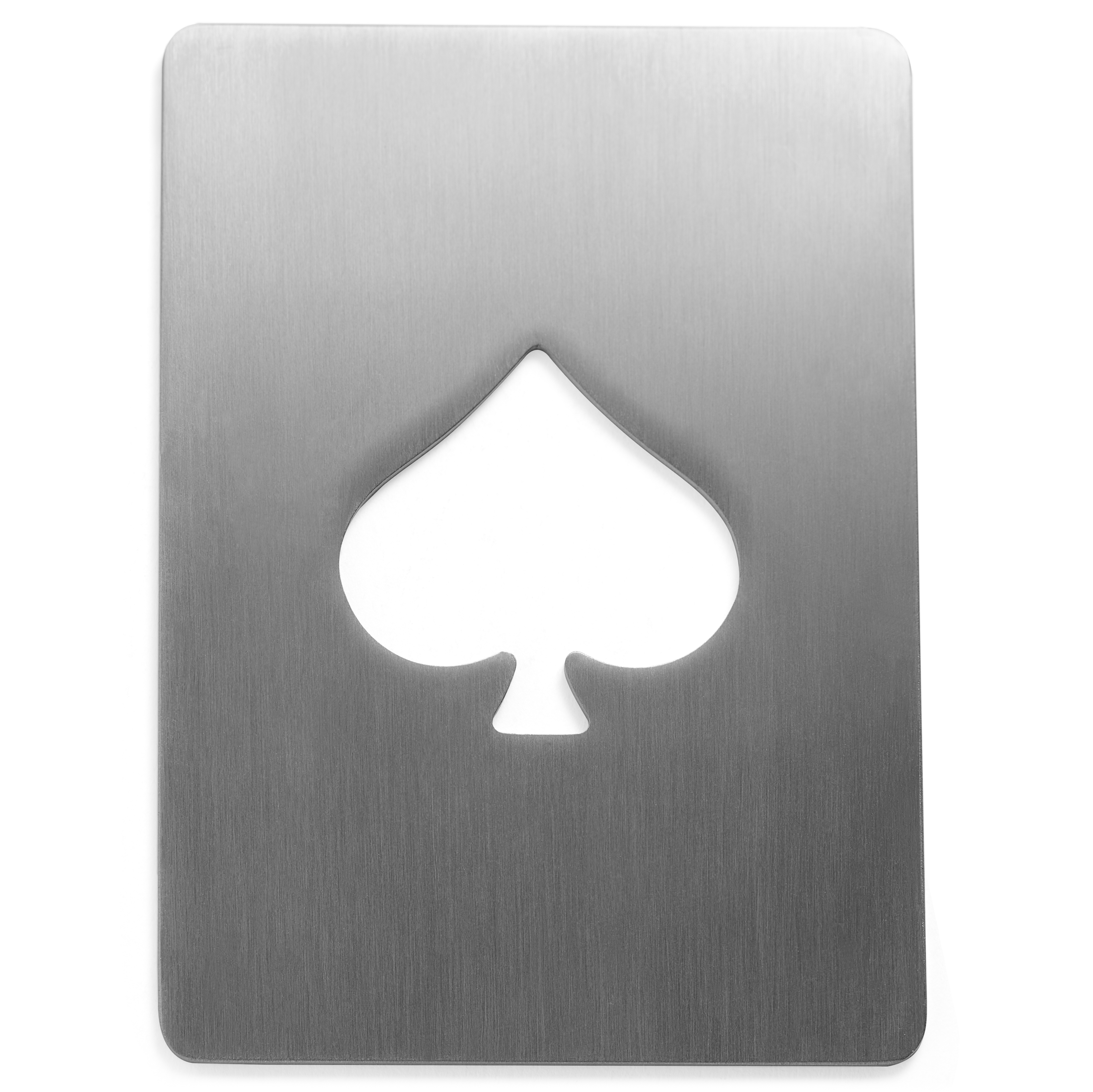 Ace | Abrebotellas con as de picas plateado - 5