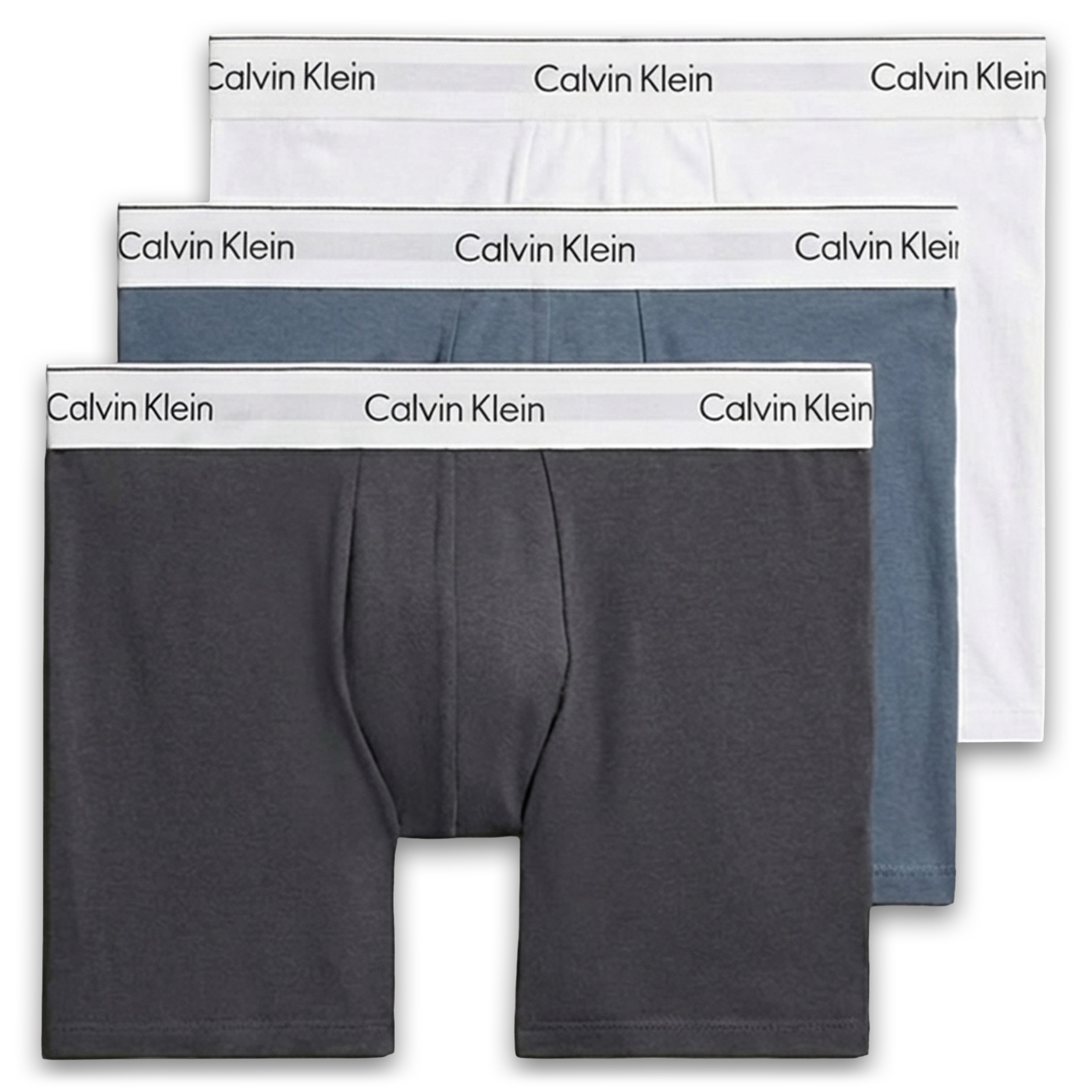 Calvin Klein | 3-Pack Boxer Briefs (Black, Blue & White)