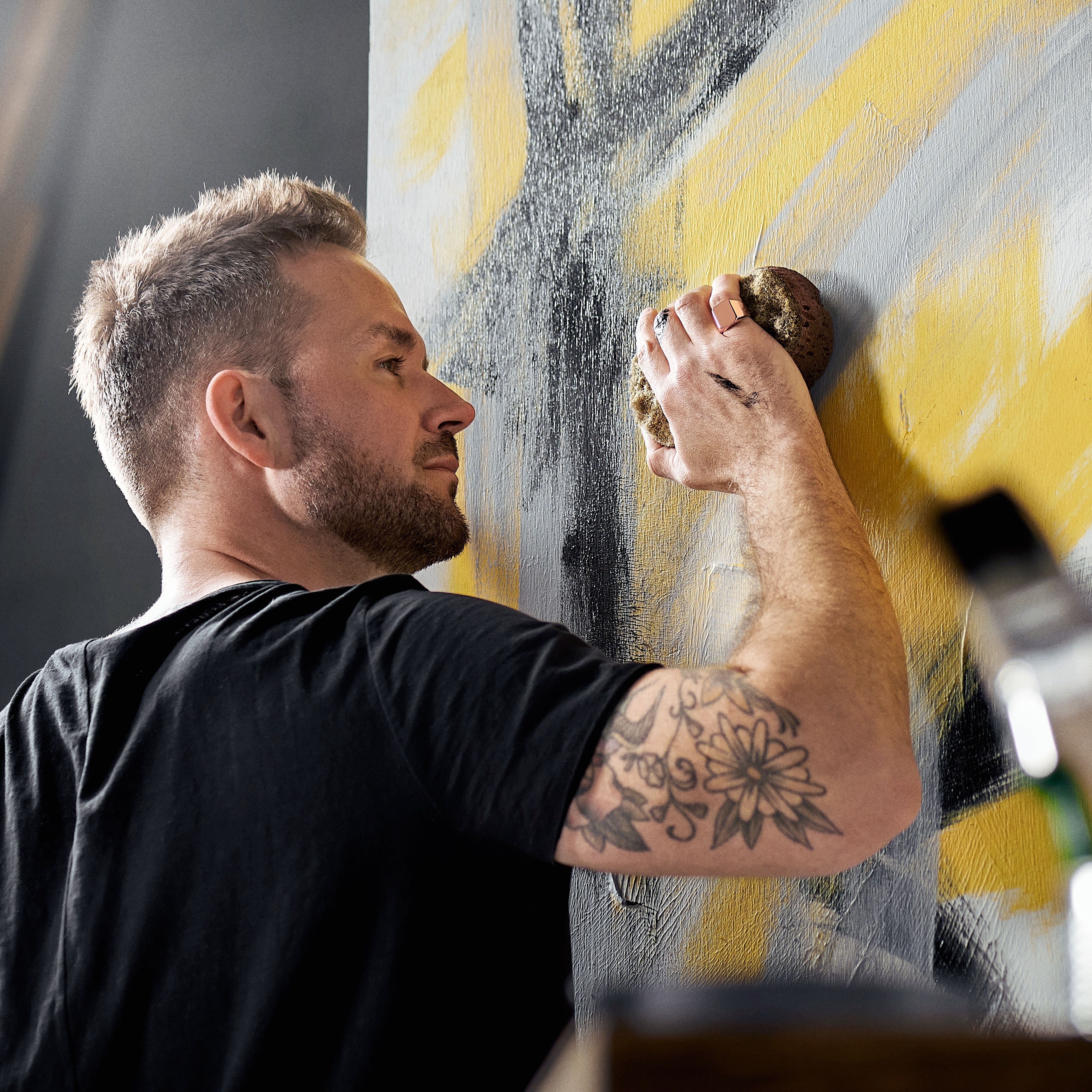 Aras | Rose Gold-tone Pinky Signet Ring - 4