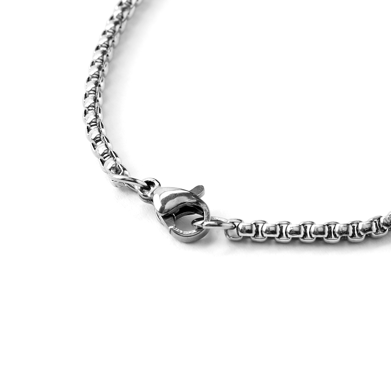 Collar con cruz bizantina de acero negra - 4