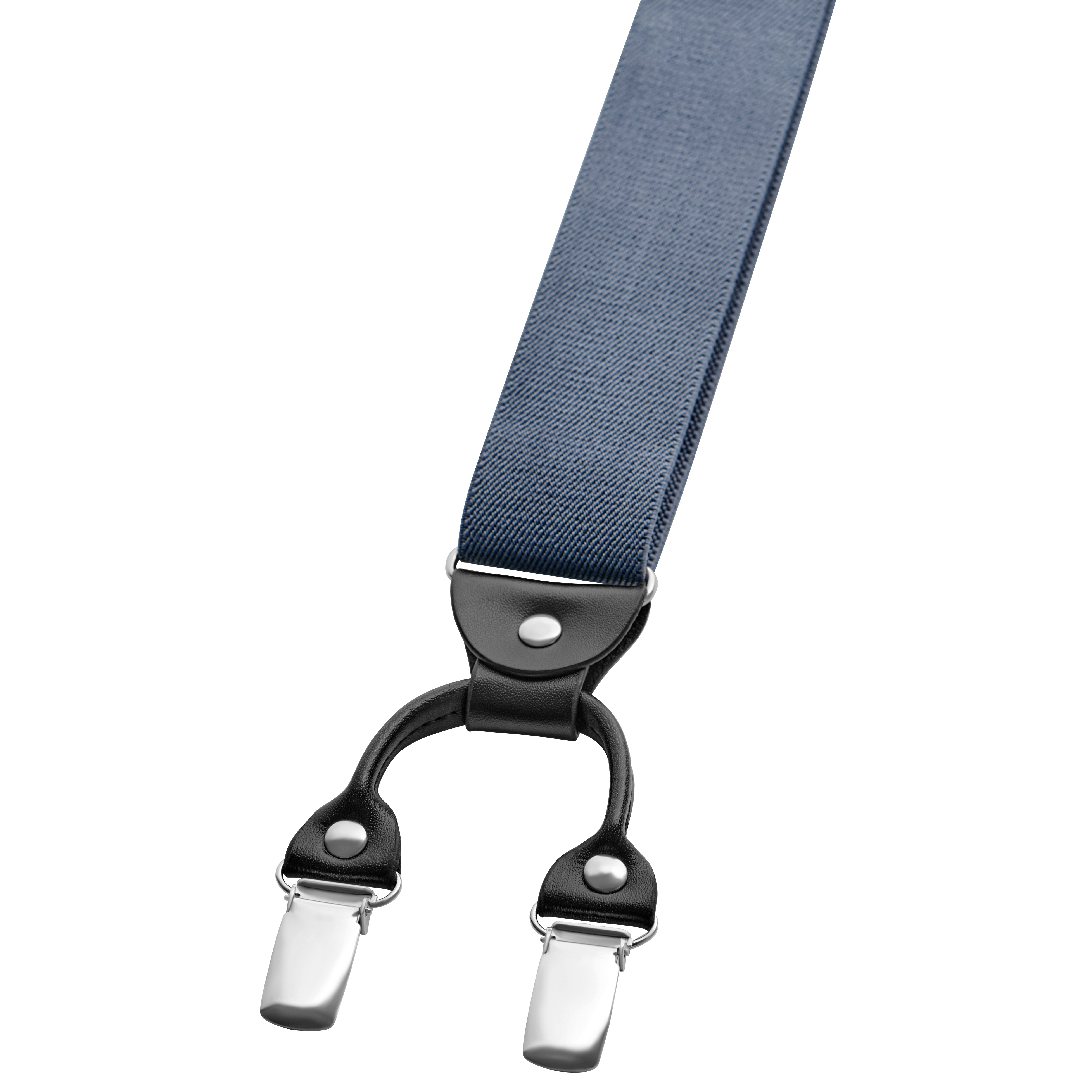 Vexel | Wide Smoke Grey Clip-on X-back Braces - 3