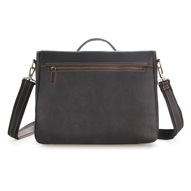 Braune Wildleder Aktentasche - 2