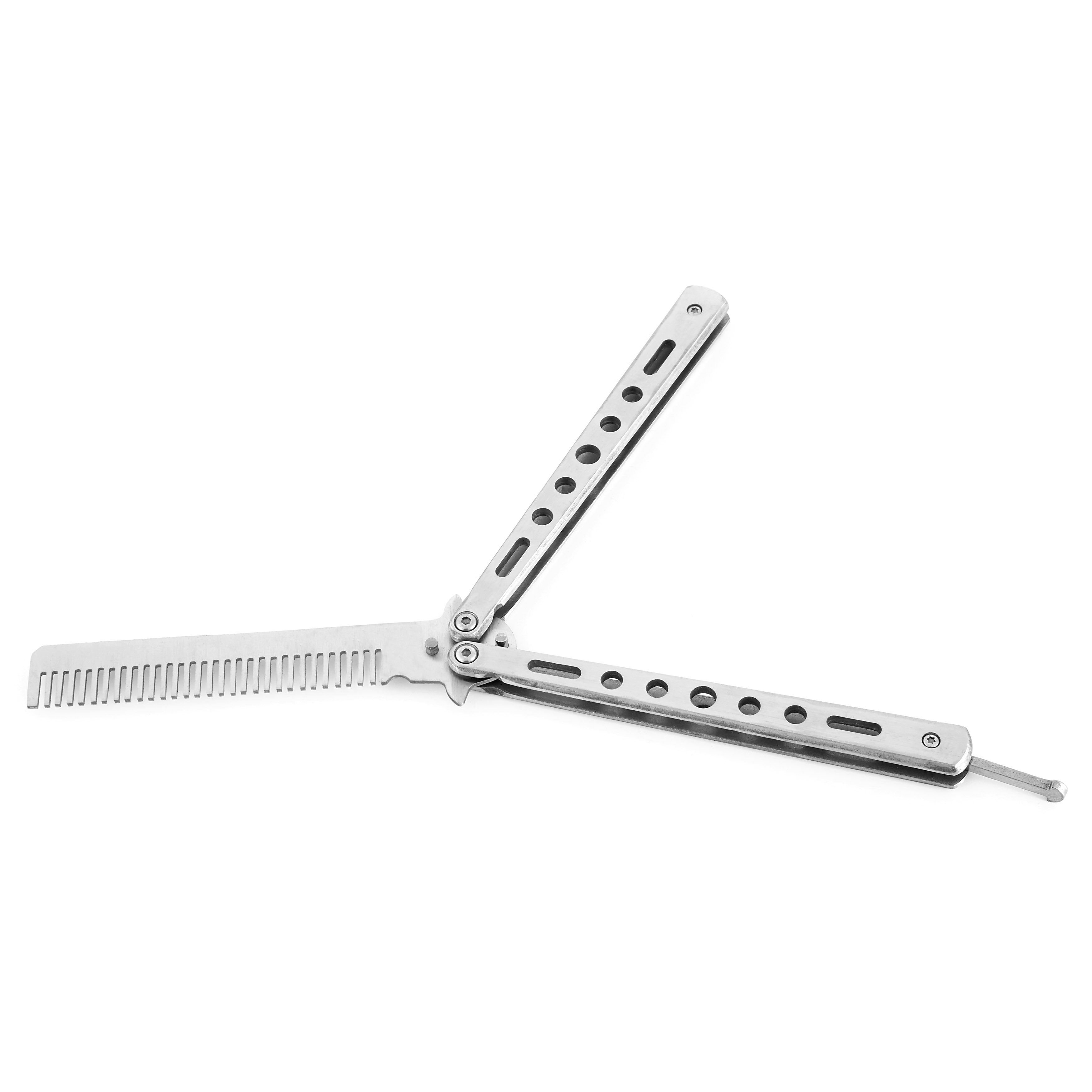 Peine abanico de acero inoxidable - 4