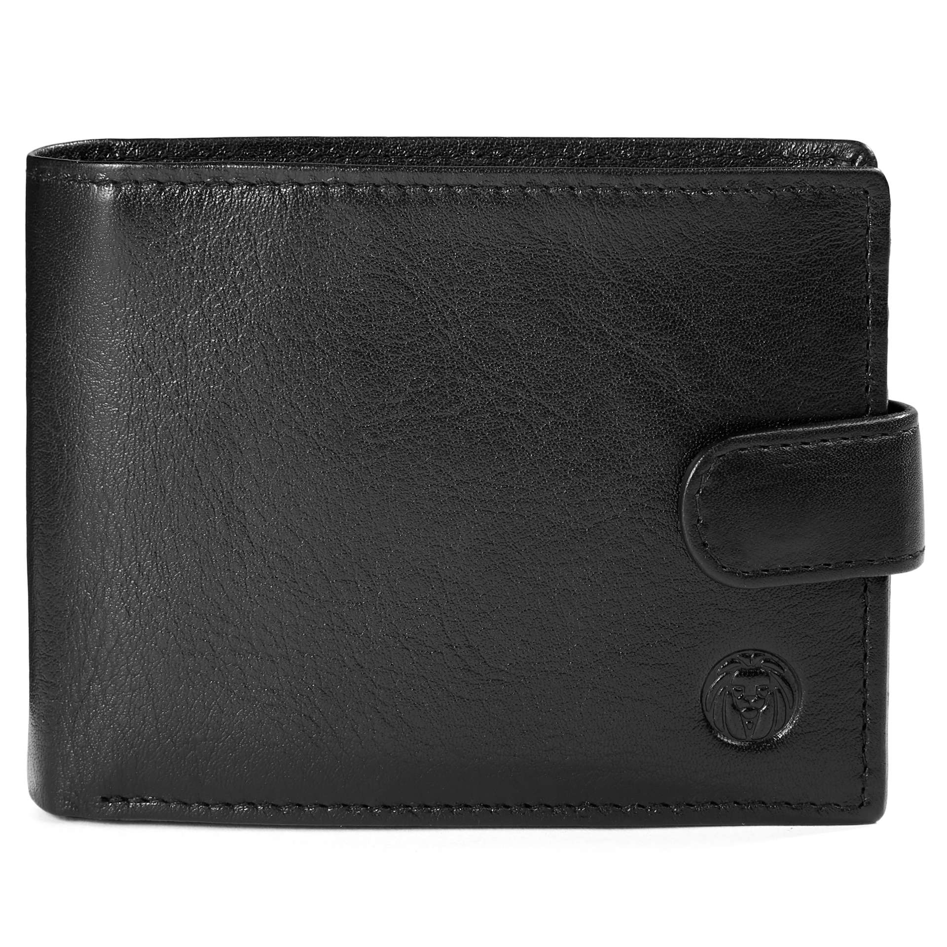 Portefeuille en cuir-Noir