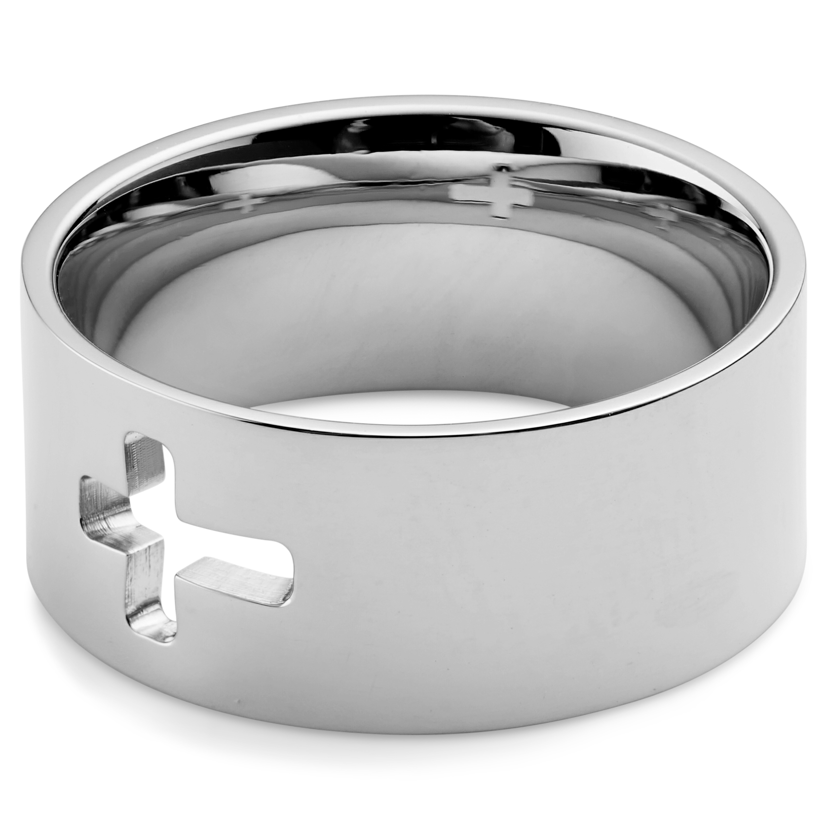Leonid Silver-Tone Gravel Ring - 2