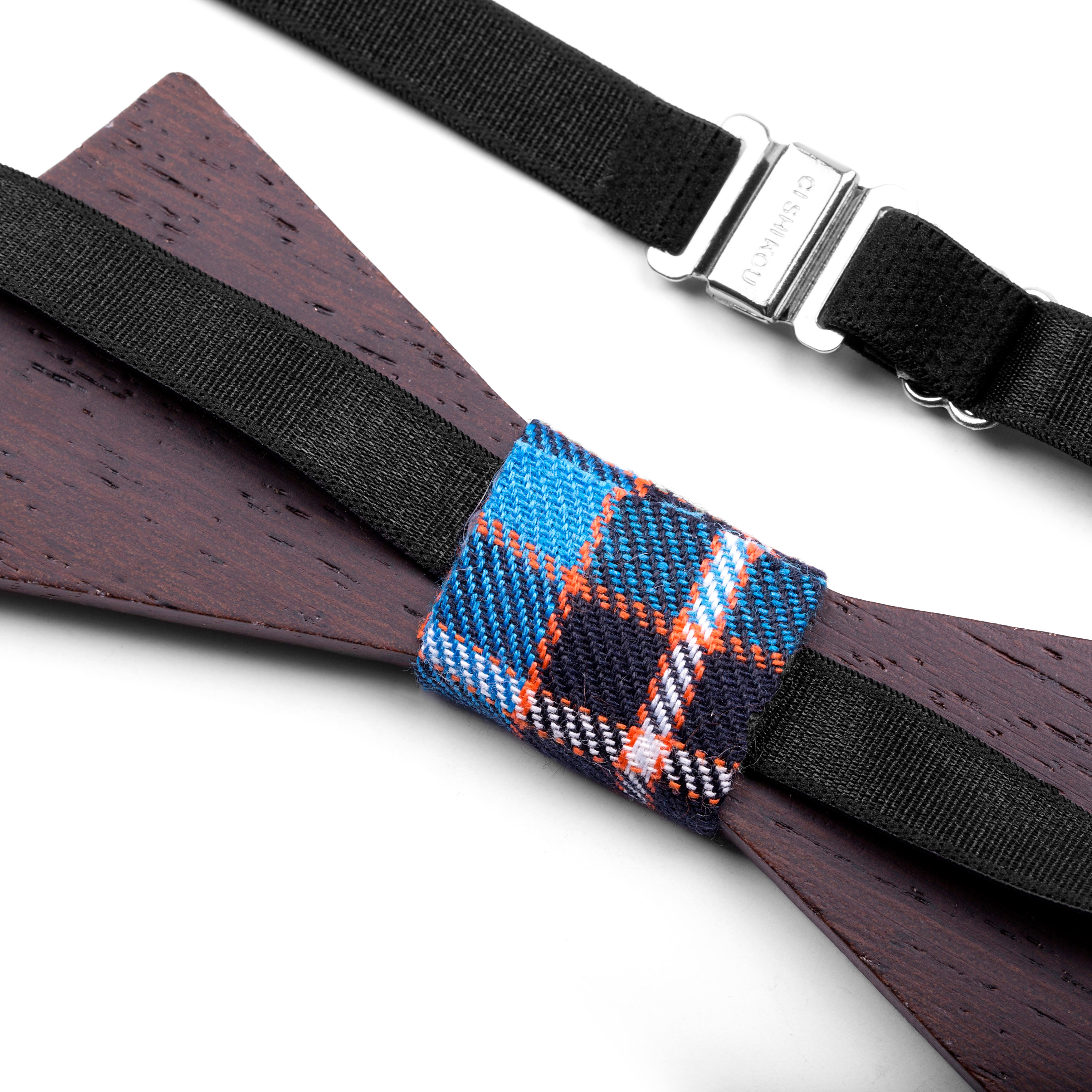 Slank Tversoversløyfe av Afrikansk Wenge - 3