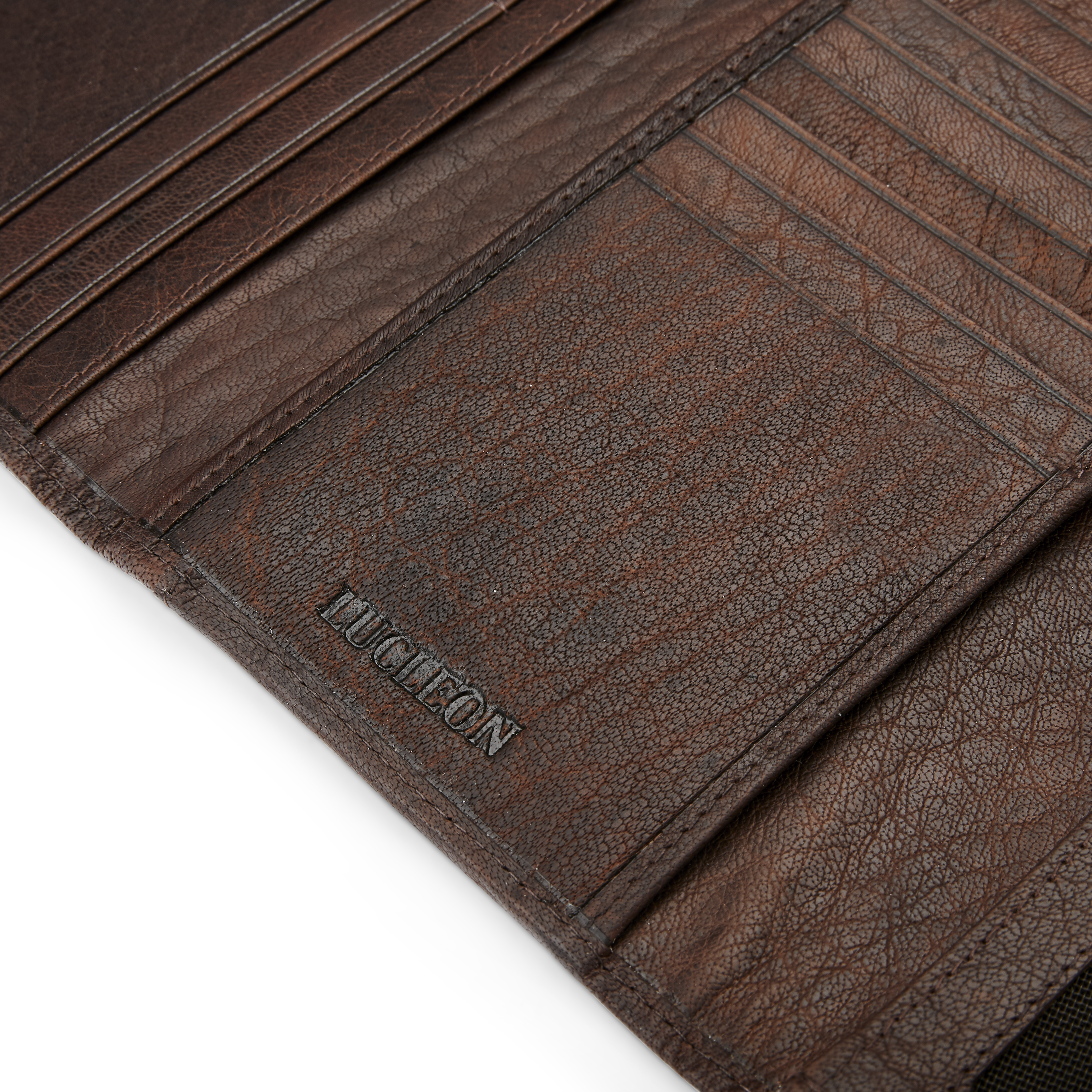 Montreal Trifold Brown Leather Wallet | In stock! | Lucleon