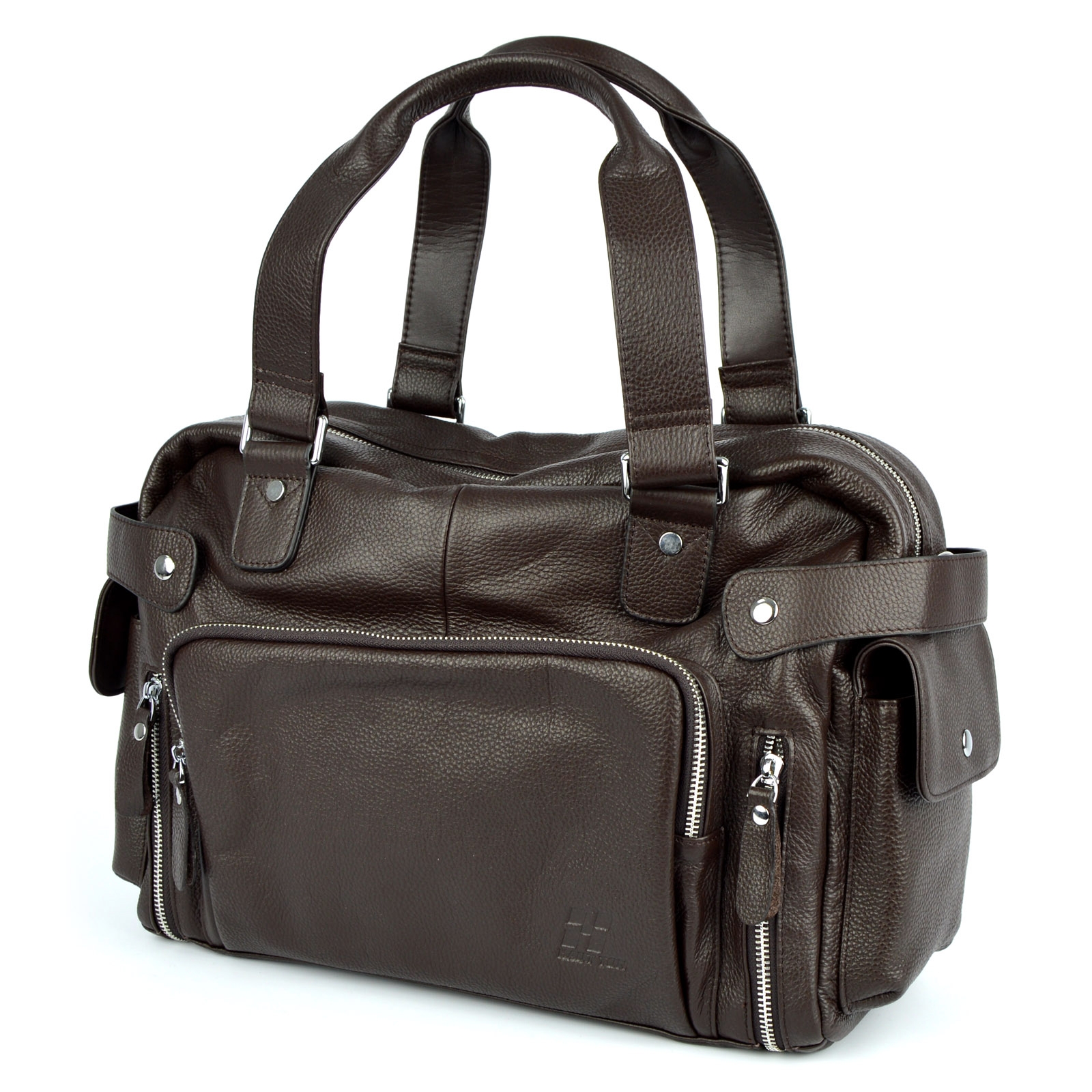 Exklusive braune VT Ledertasche - 3