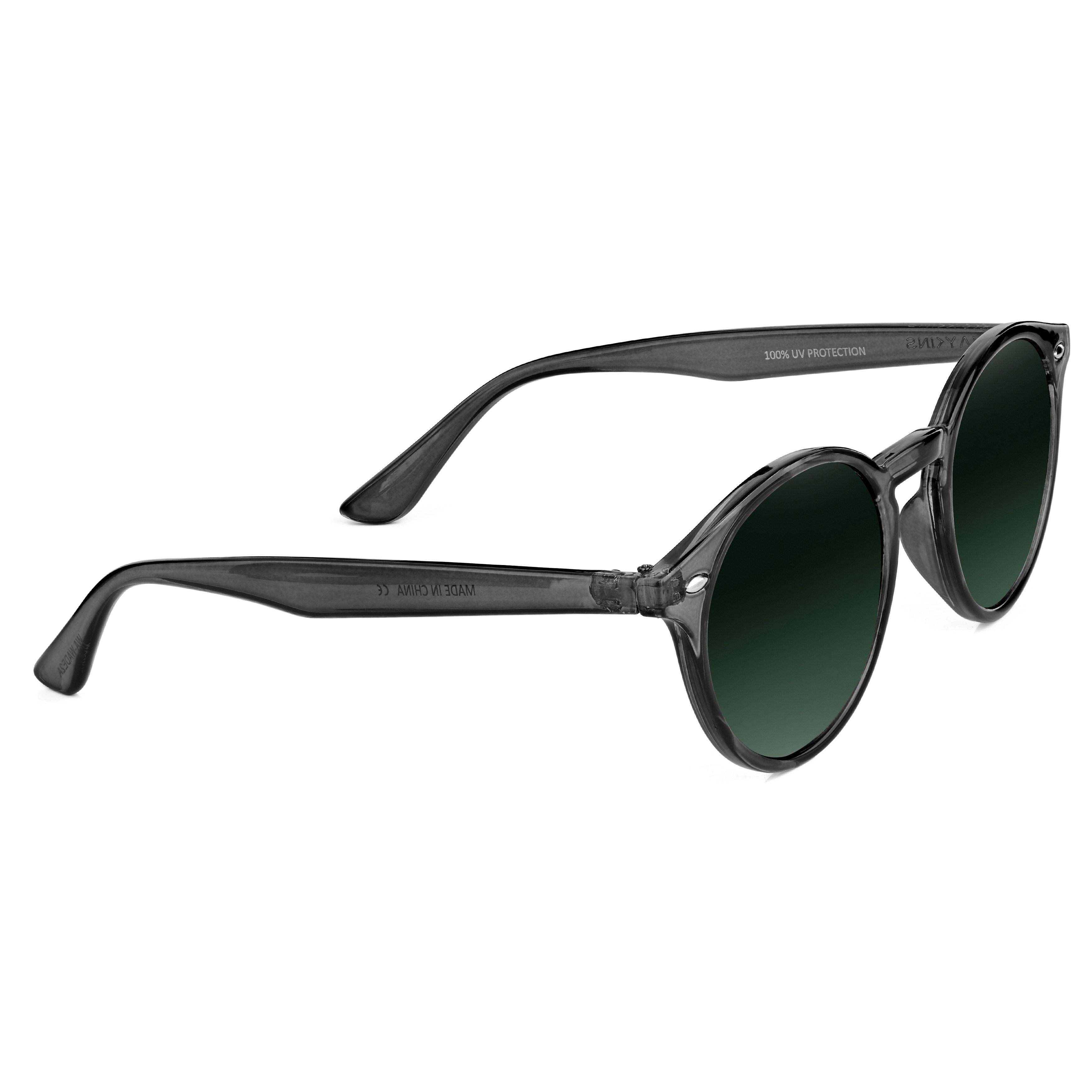 Wally Clear & Green Wade Sunglasses - 3