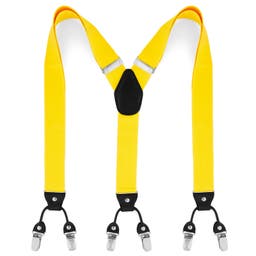 Wide Yellow Clip-On Braces