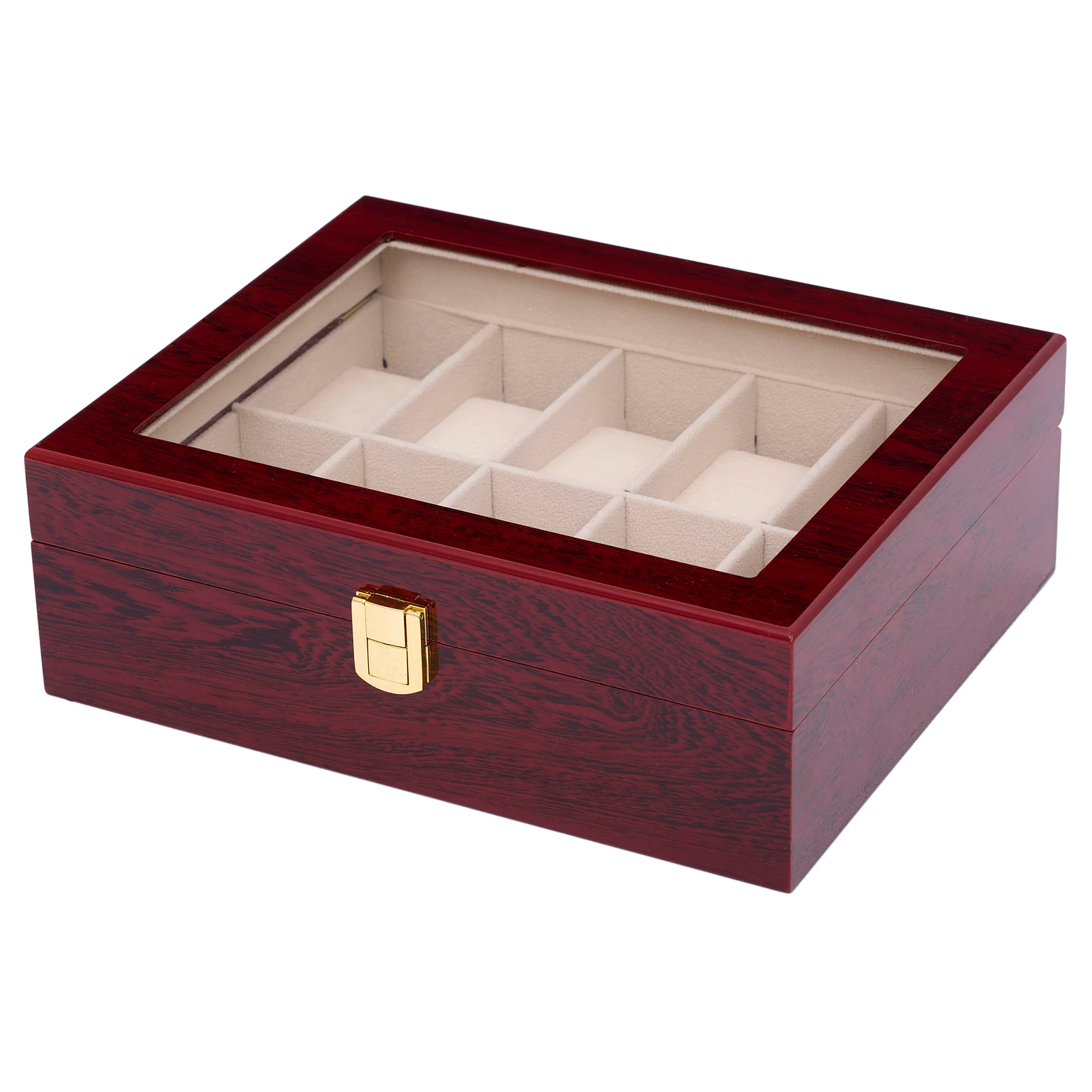 Caja para 10 relojes de palisandro Caja para 10 relojes de palisandro