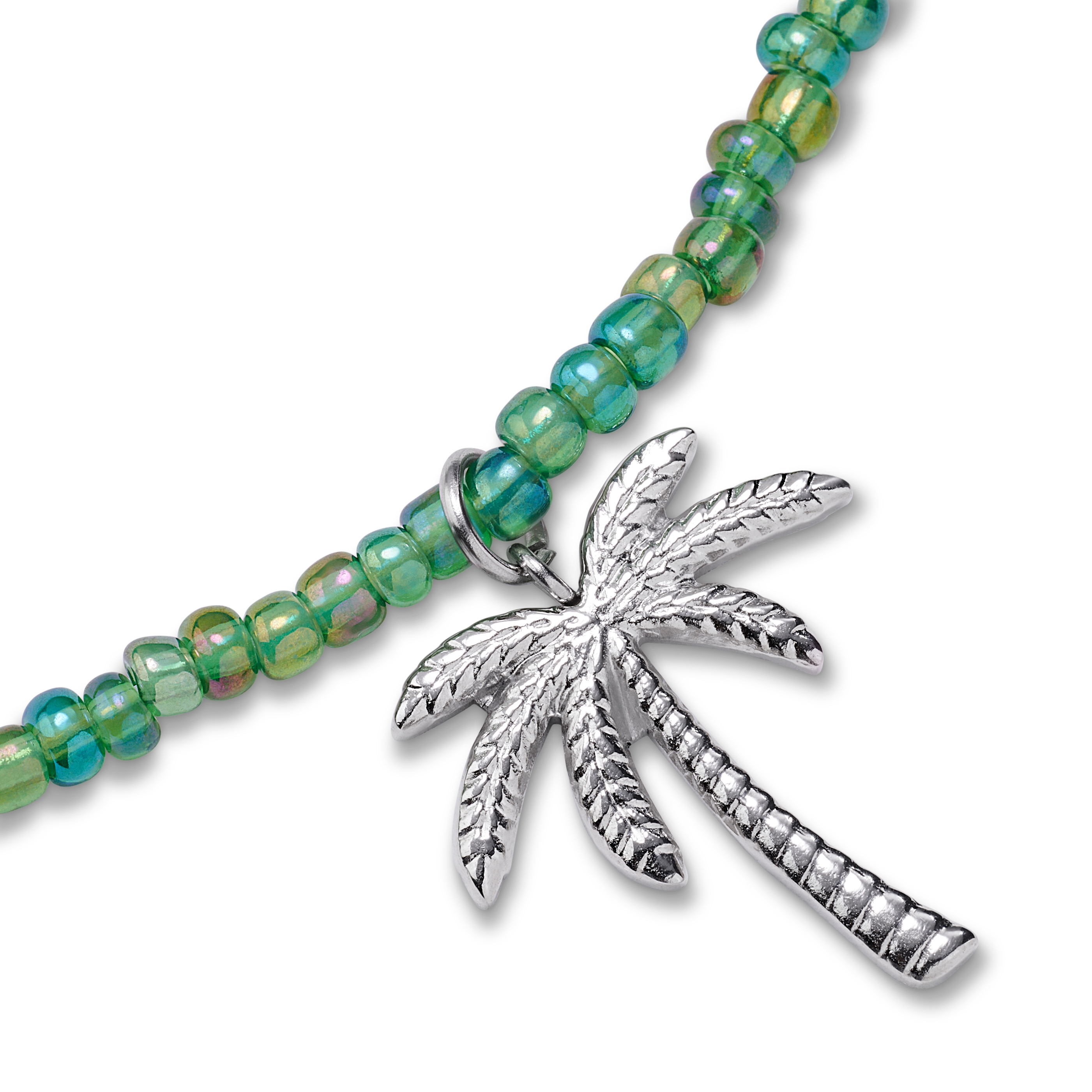Amalfi | Palm Tree Beaded Necklace - 4