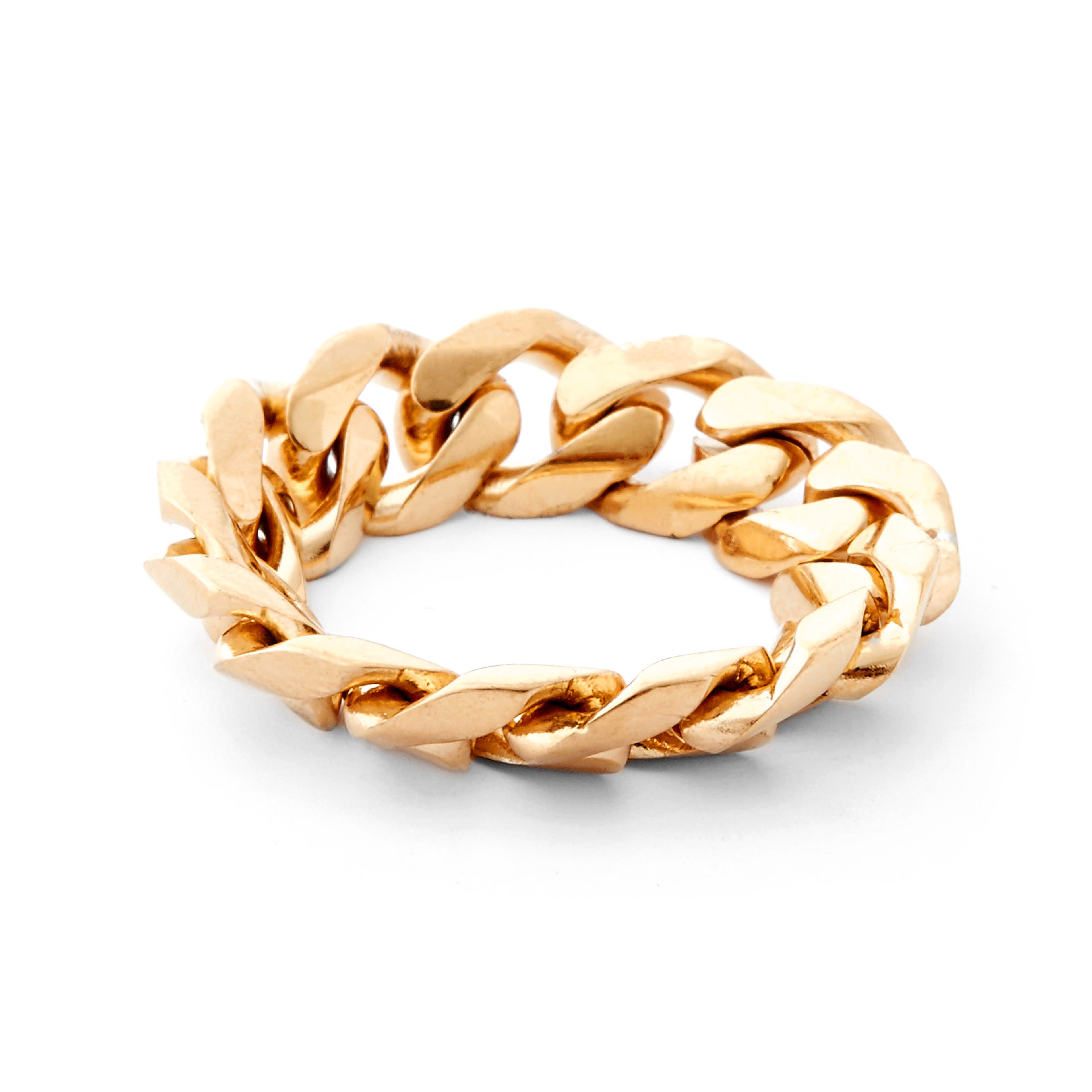 Rose Gold-Tone Surgical Steel Ethan Ring