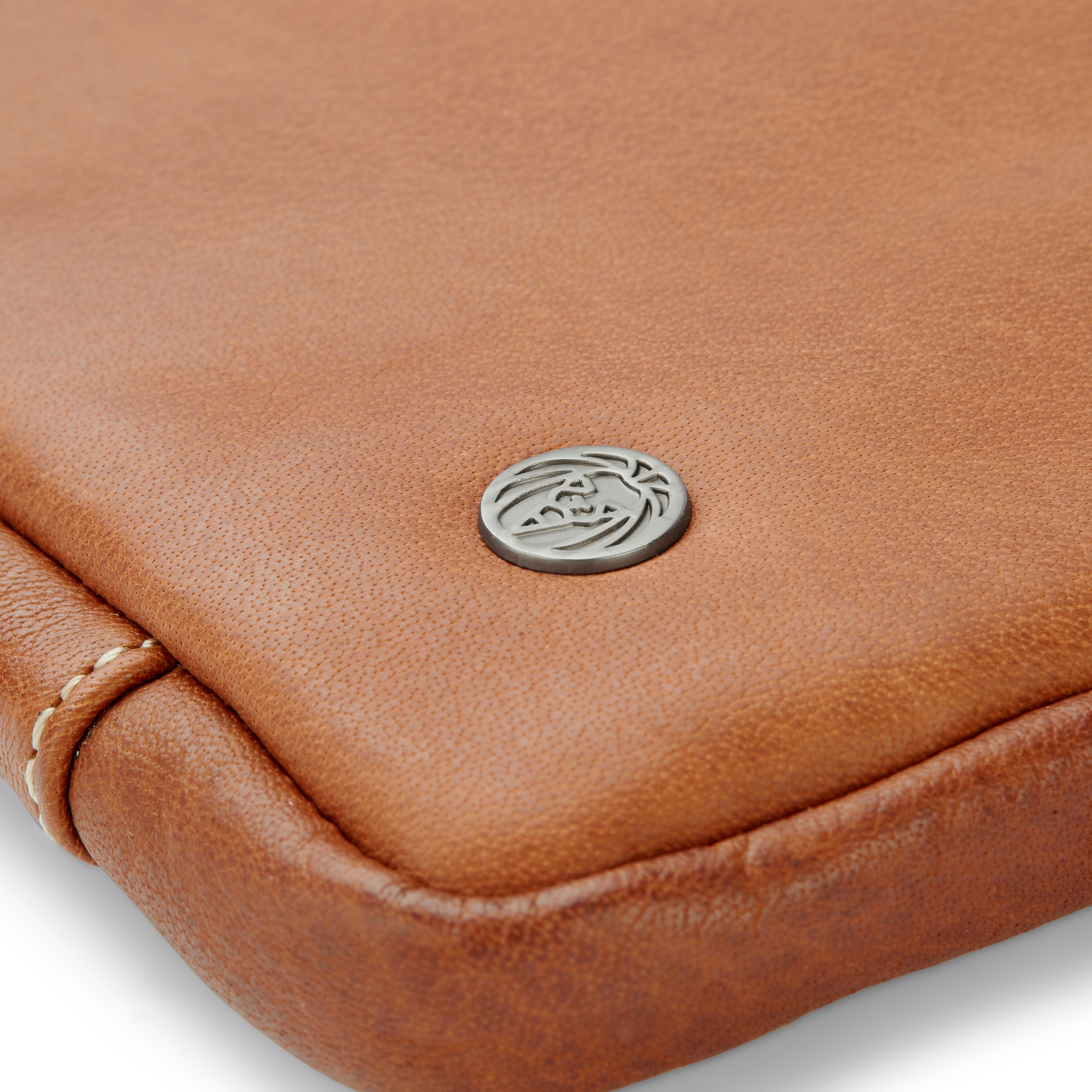 Oxford Computer Sleeve i Tan Læder - 6