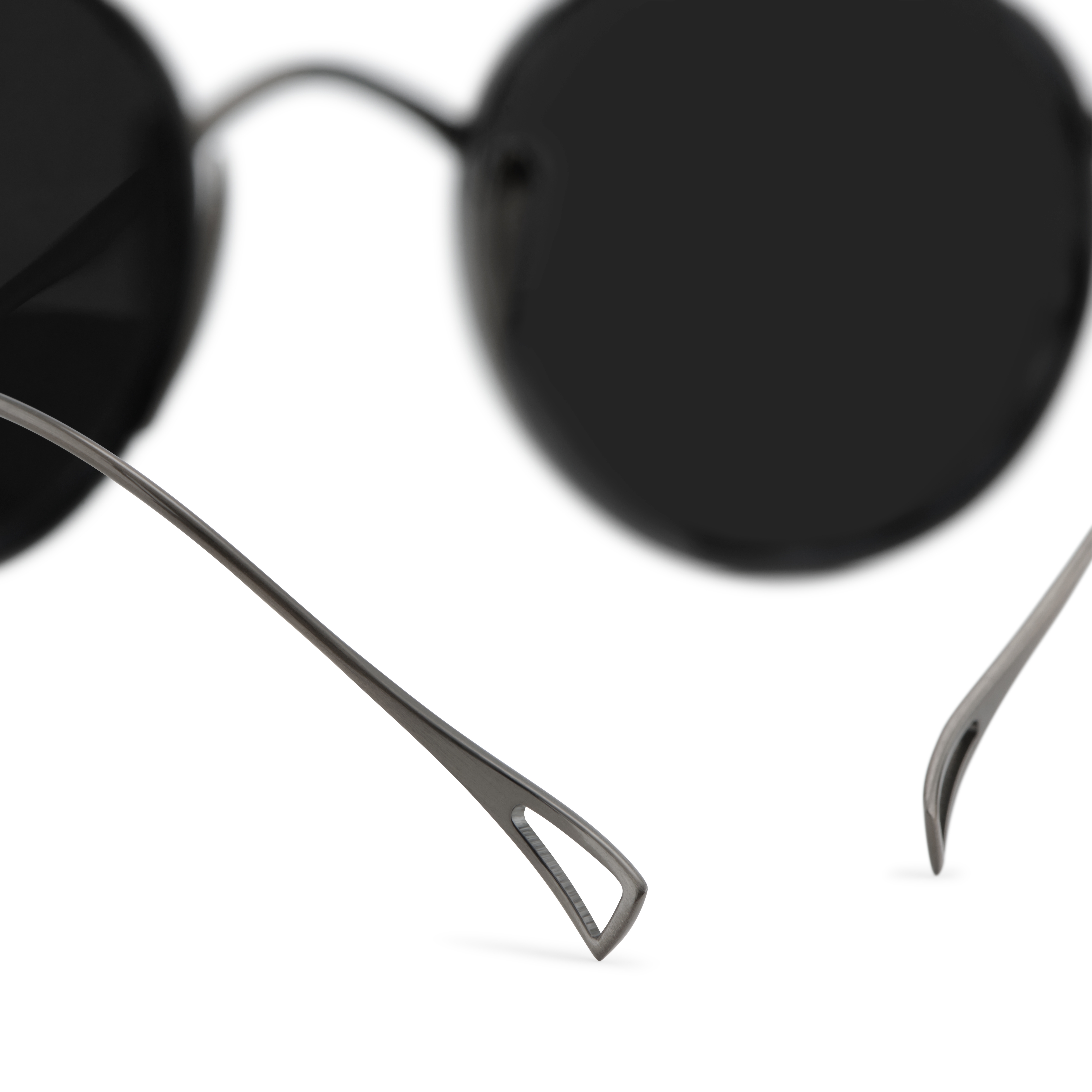 Occasus | Óculos de Sol em Titânio Cinza Escuro com Lentes Redondas Polarizadas - 9