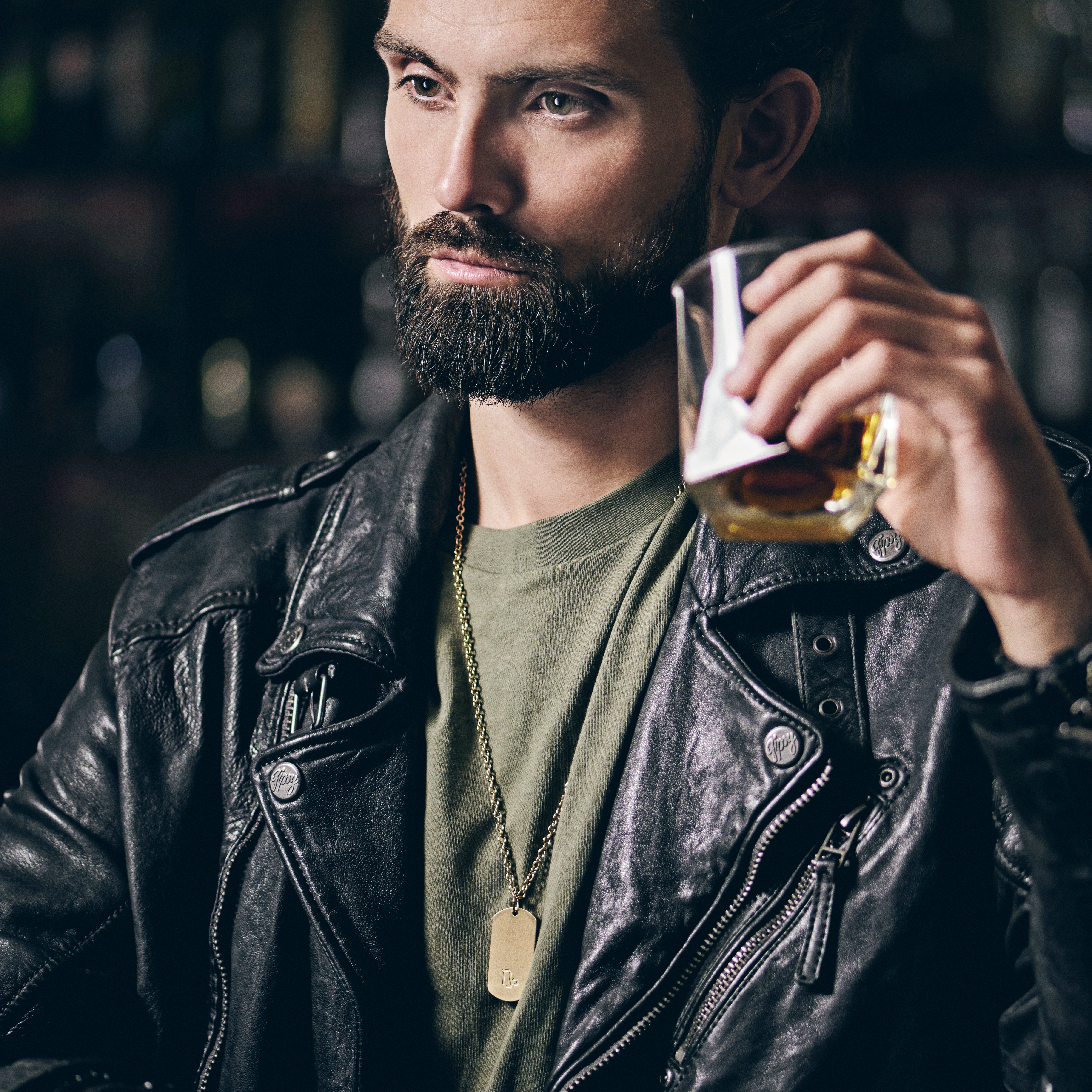 Collier zodiaque en acier doré - Le Capricorne  - 5