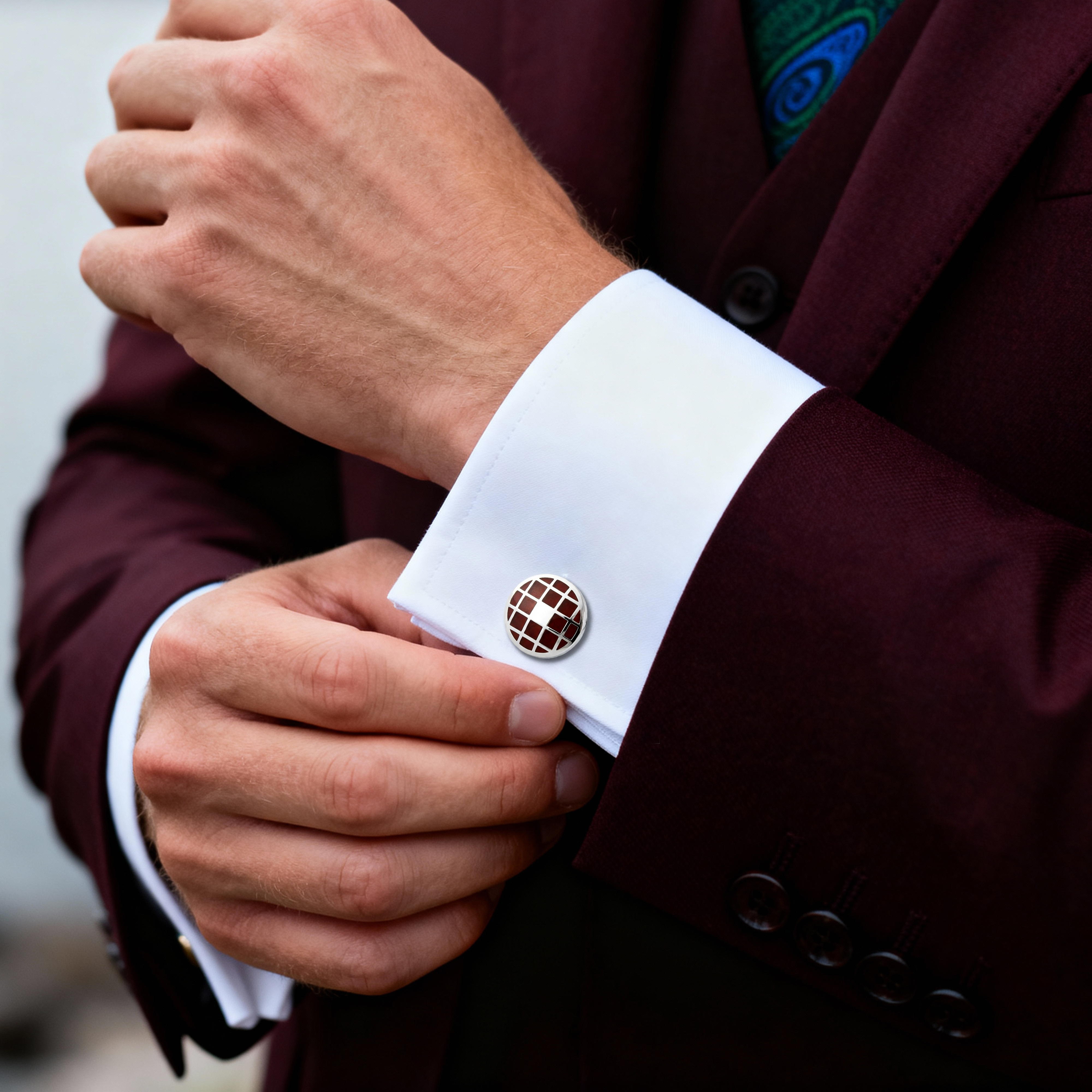 Botões de Punho Art Deco  - 2