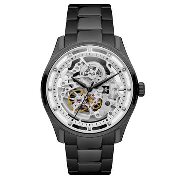 Motus | Black Stainless Steel Automatic Skeleton Watch Motus | Black Stainless Steel Automatic Skeleton Watch