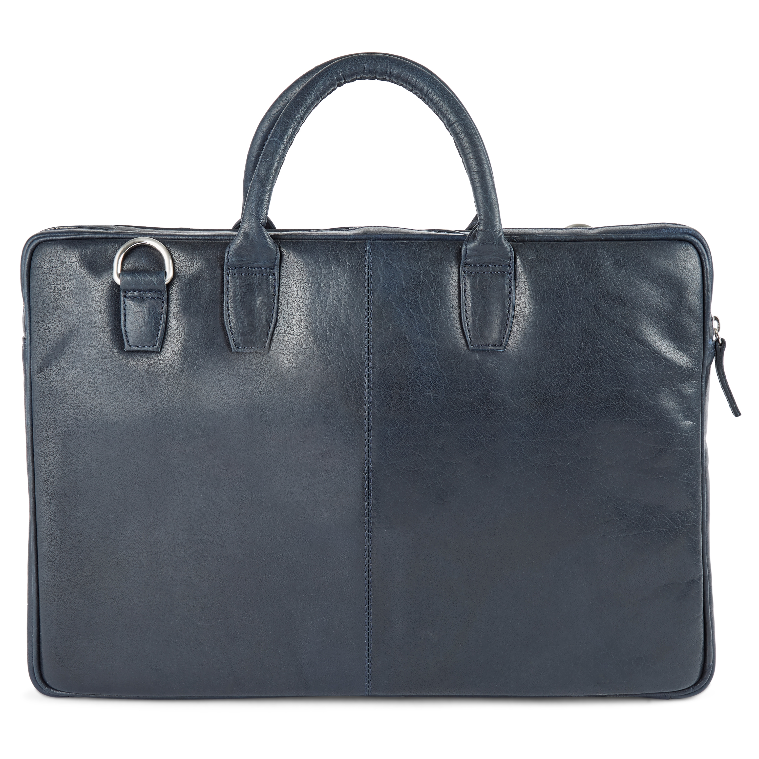 Montreal Executive Slank 15" Marineblå Skinnveske - 3