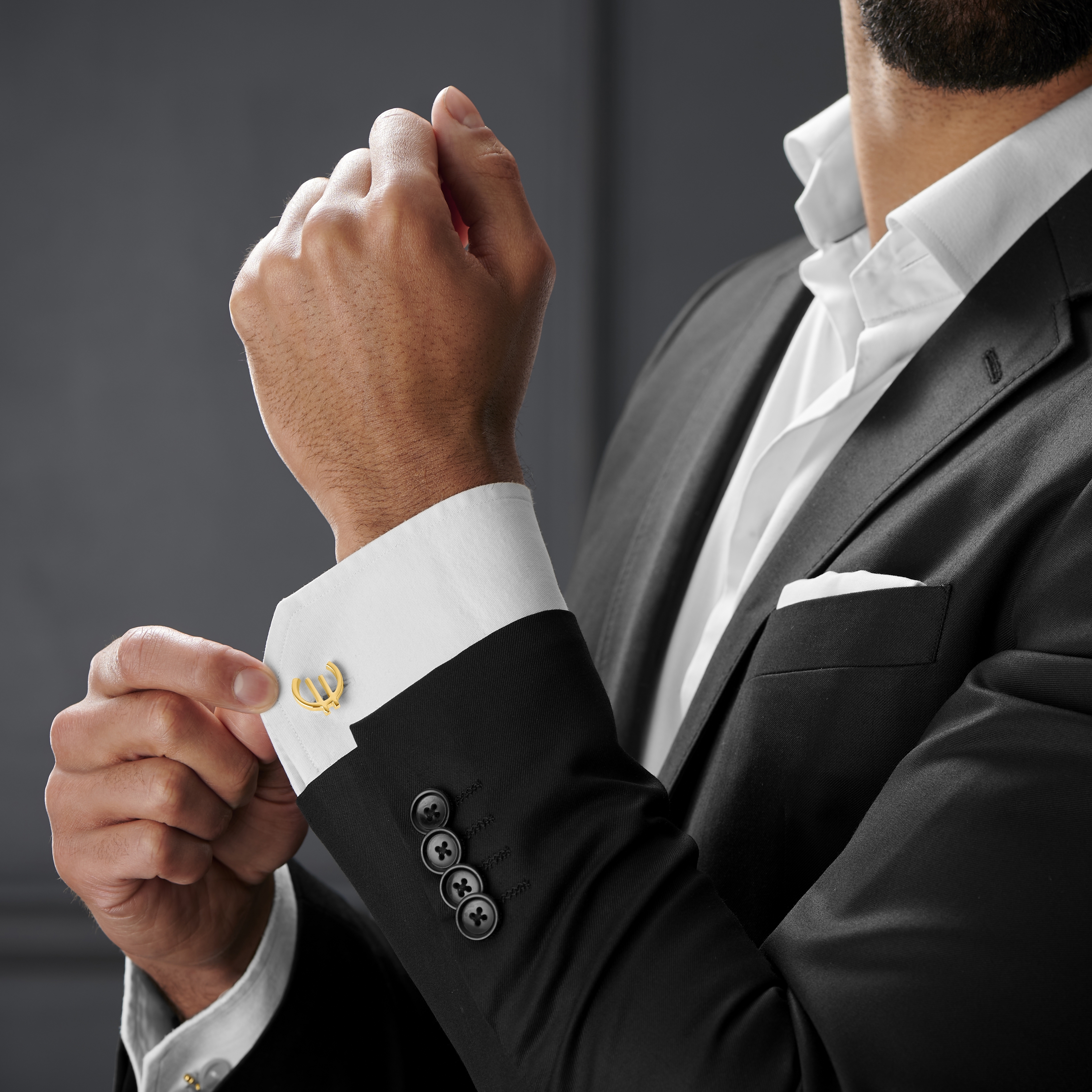 Kullanväriset euro-kalvosinnapit - 4