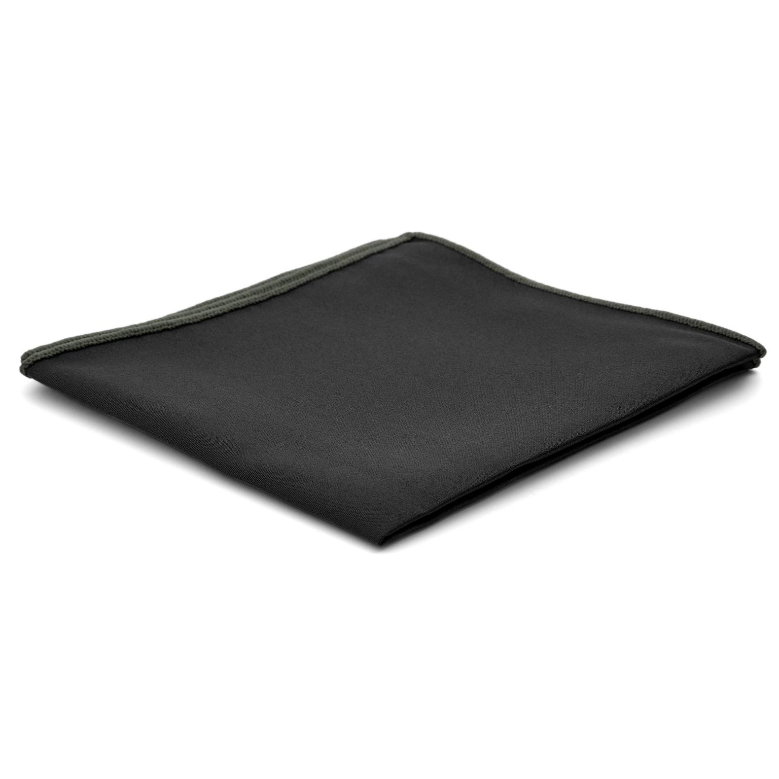Zwarte Basic Vierkante Pochet Zwarte Basic Vierkante Pochet