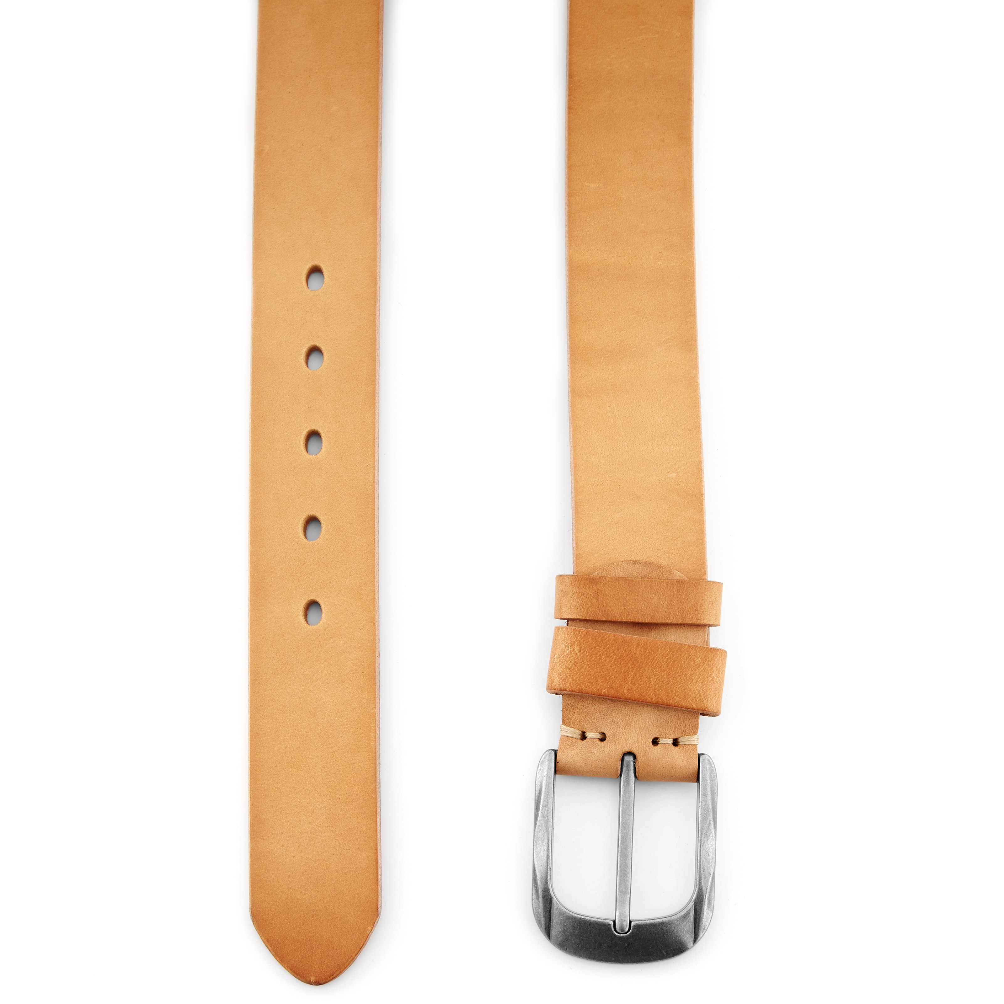 Smidigt Brunt Läderbälte - 2