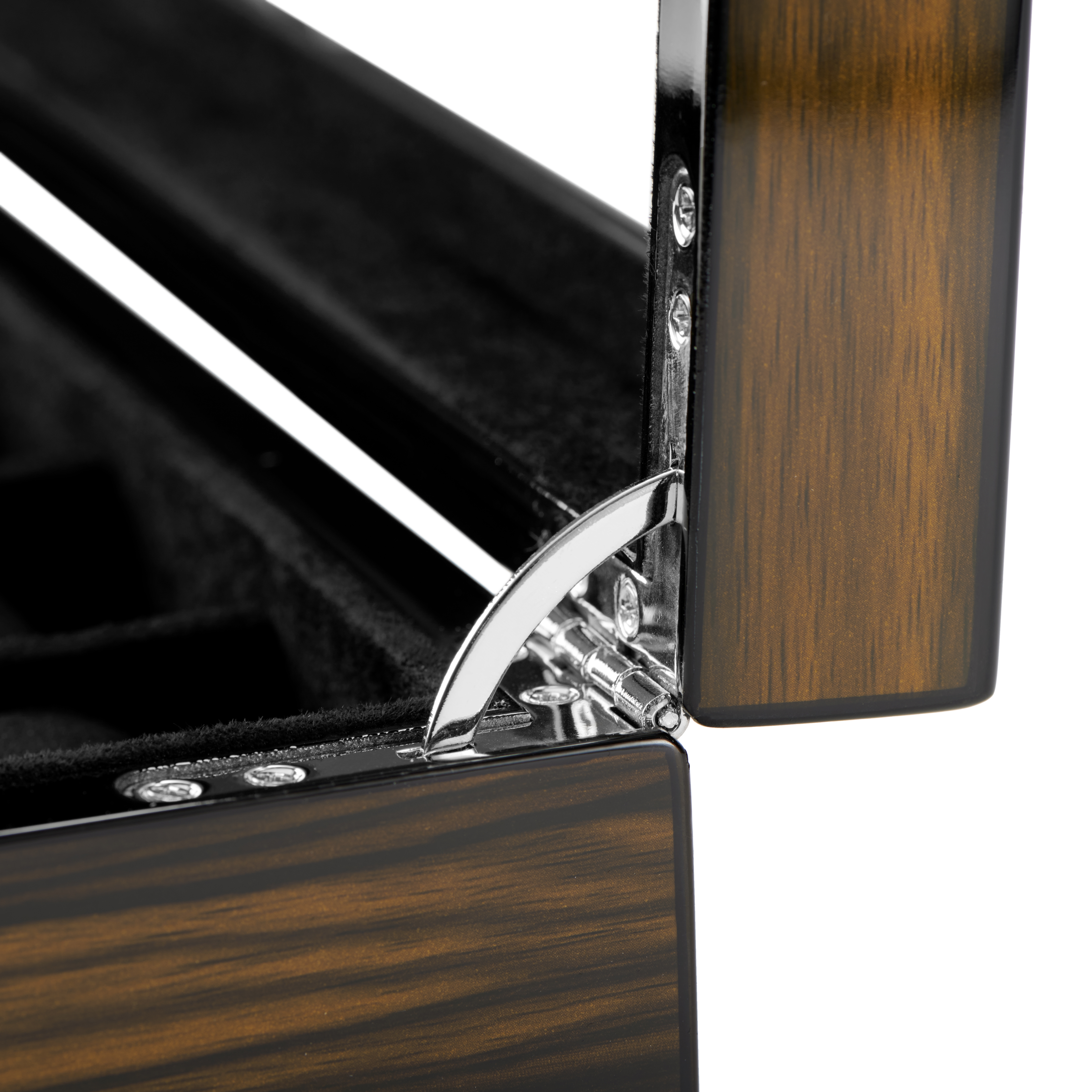 Watch Display Case for 10 Watches with Glass Window & Key - 3