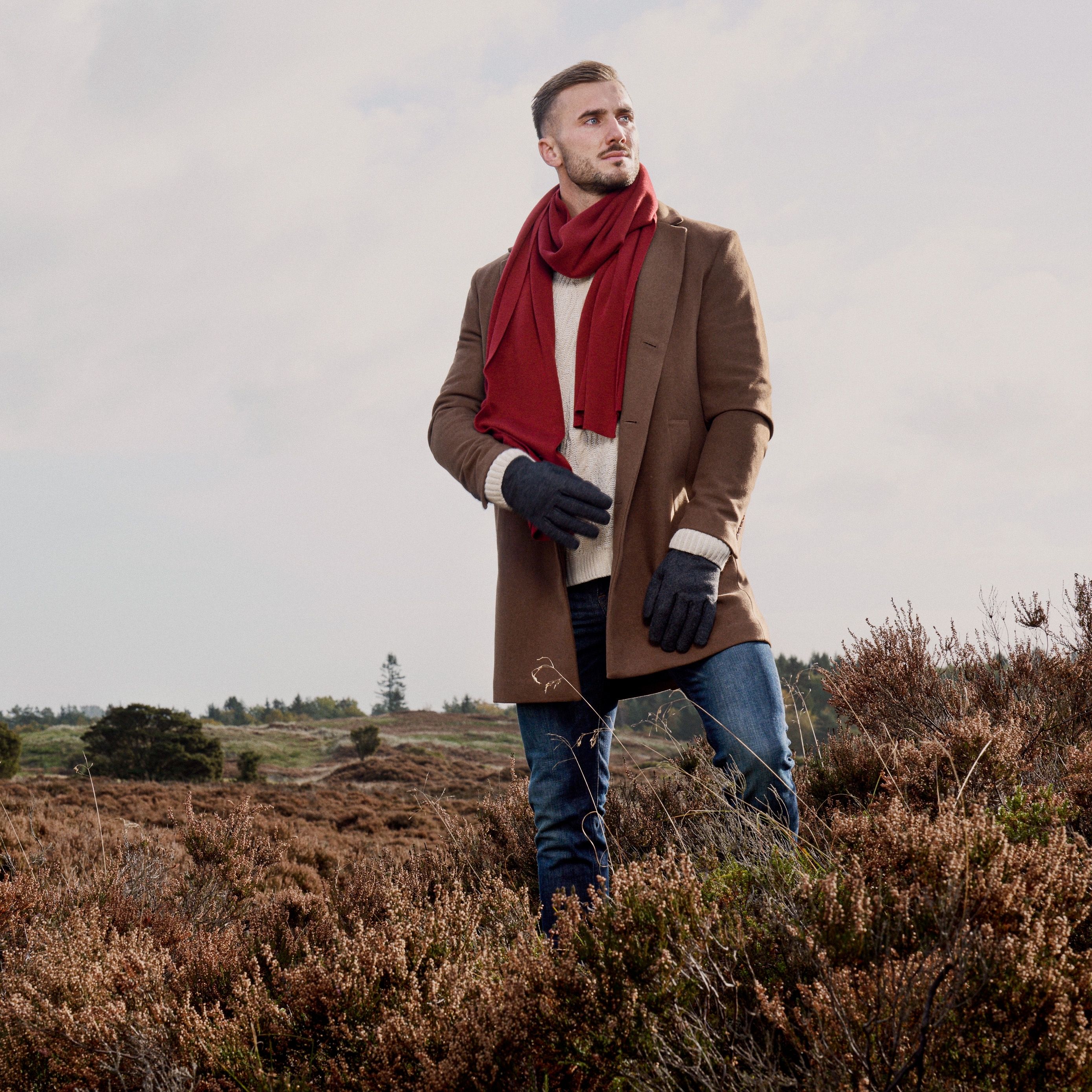 Hiems | Сиви вълнени ръкавици - 4