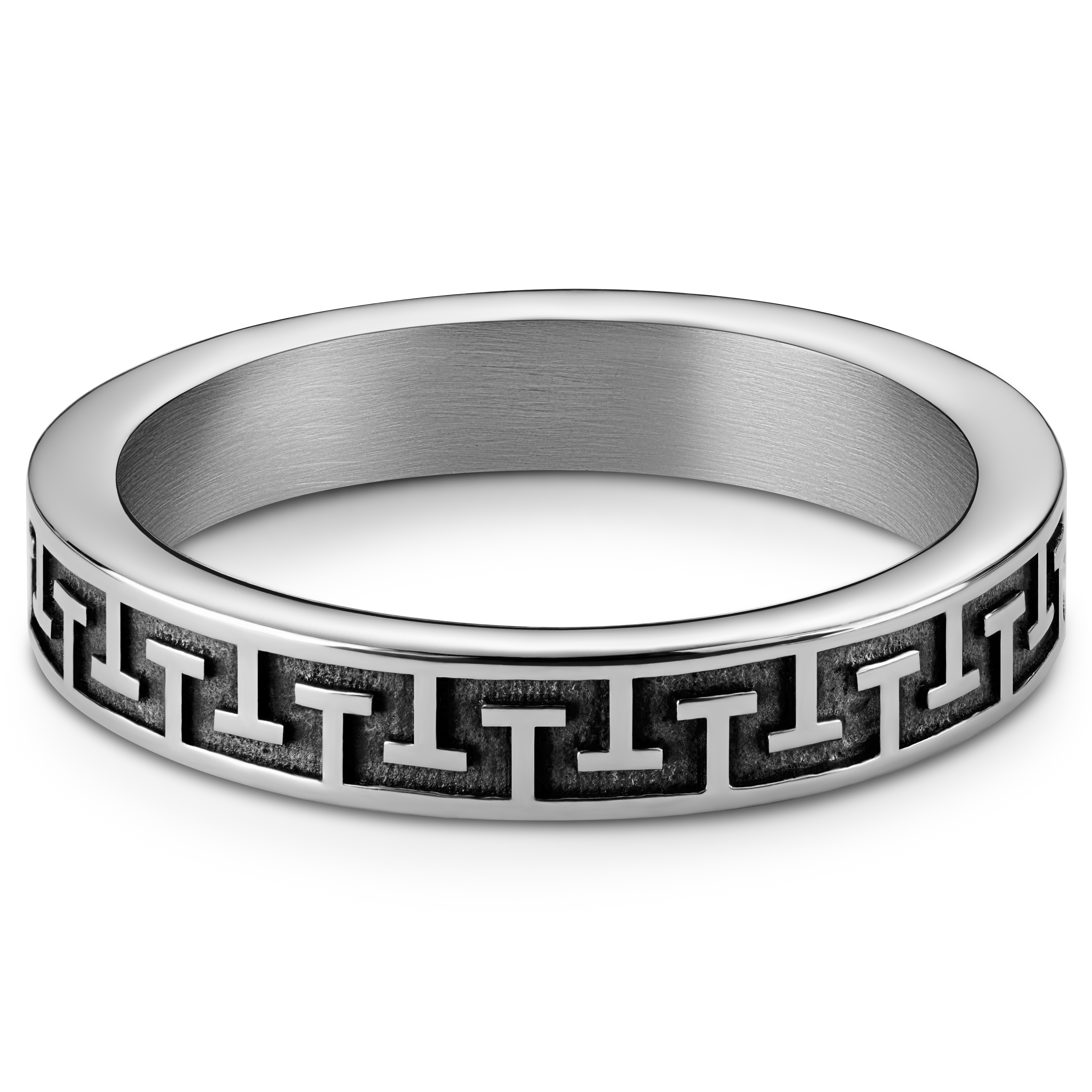 Atlantis | 4 mm Anillo de acero inoxidable - 5