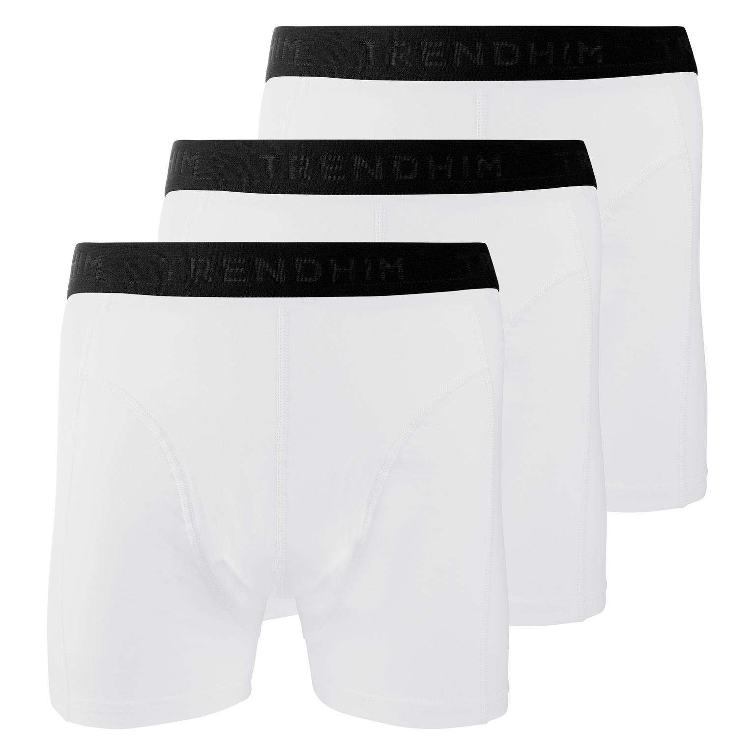 TrueFeel | Set de 3 boxeri confortabili din bambus, albi TrueFeel | Set de 3 boxeri confortabili din bambus, albi
