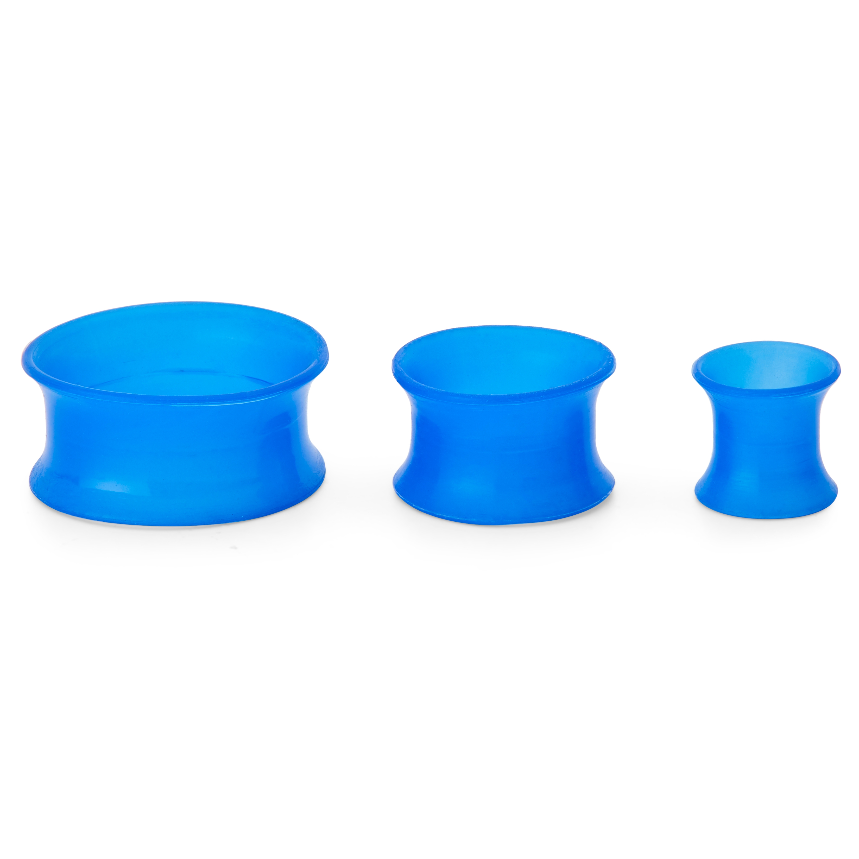 Blauwe Siliconen Tunnel Piercing Op voorraad Fort Tempus