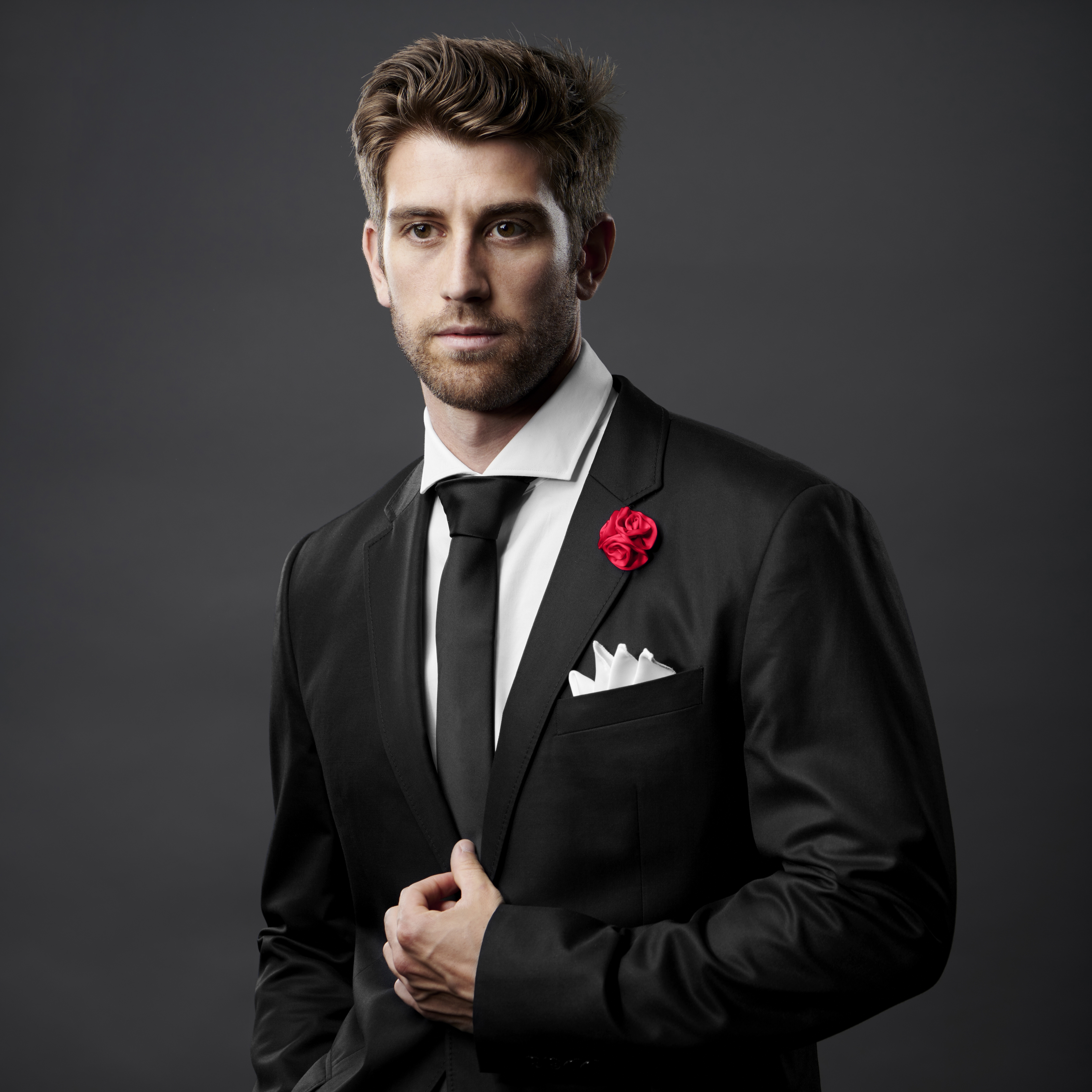 Red Rose Lapel Flower - 4