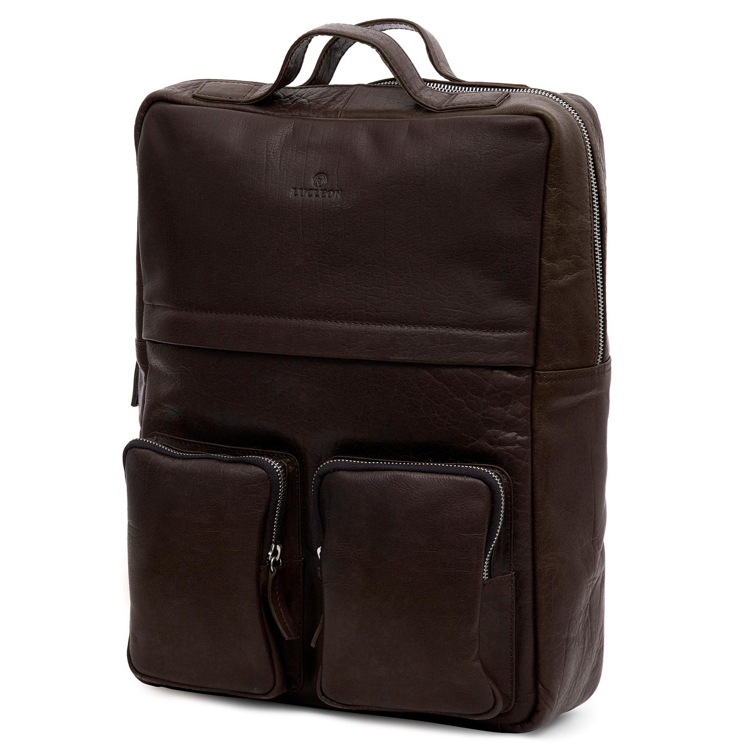 Montreal Retro Brauner Lederrucksack Montreal Retro Brauner Lederrucksack