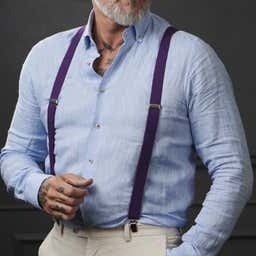 Purple Slim Clip-On Suspenders  - 4 - hover gallery