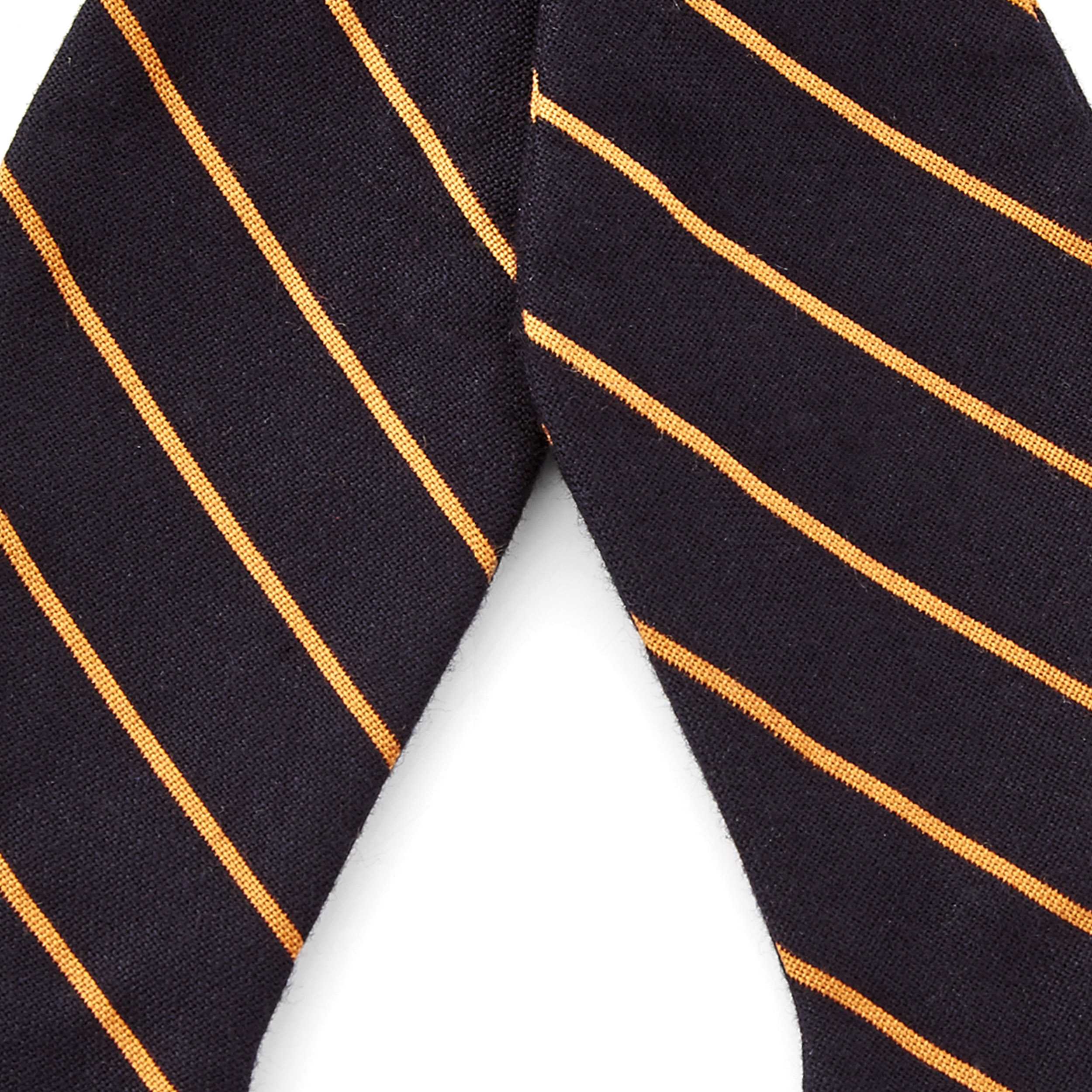 Navy and Orange Self Tie Bow Tie - 2