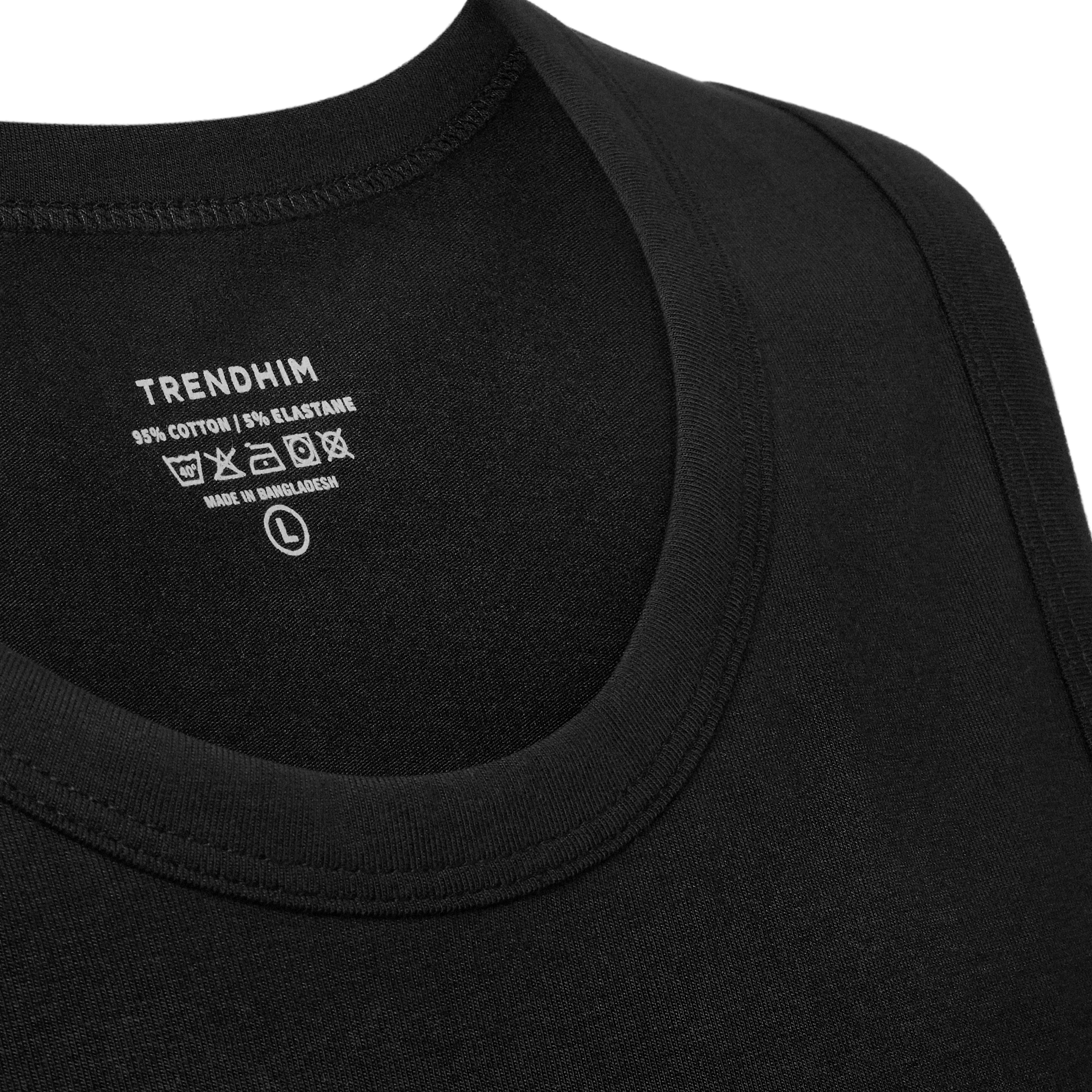 FlexFeel | Schwarzes Baumwoll-Tanktop - 2