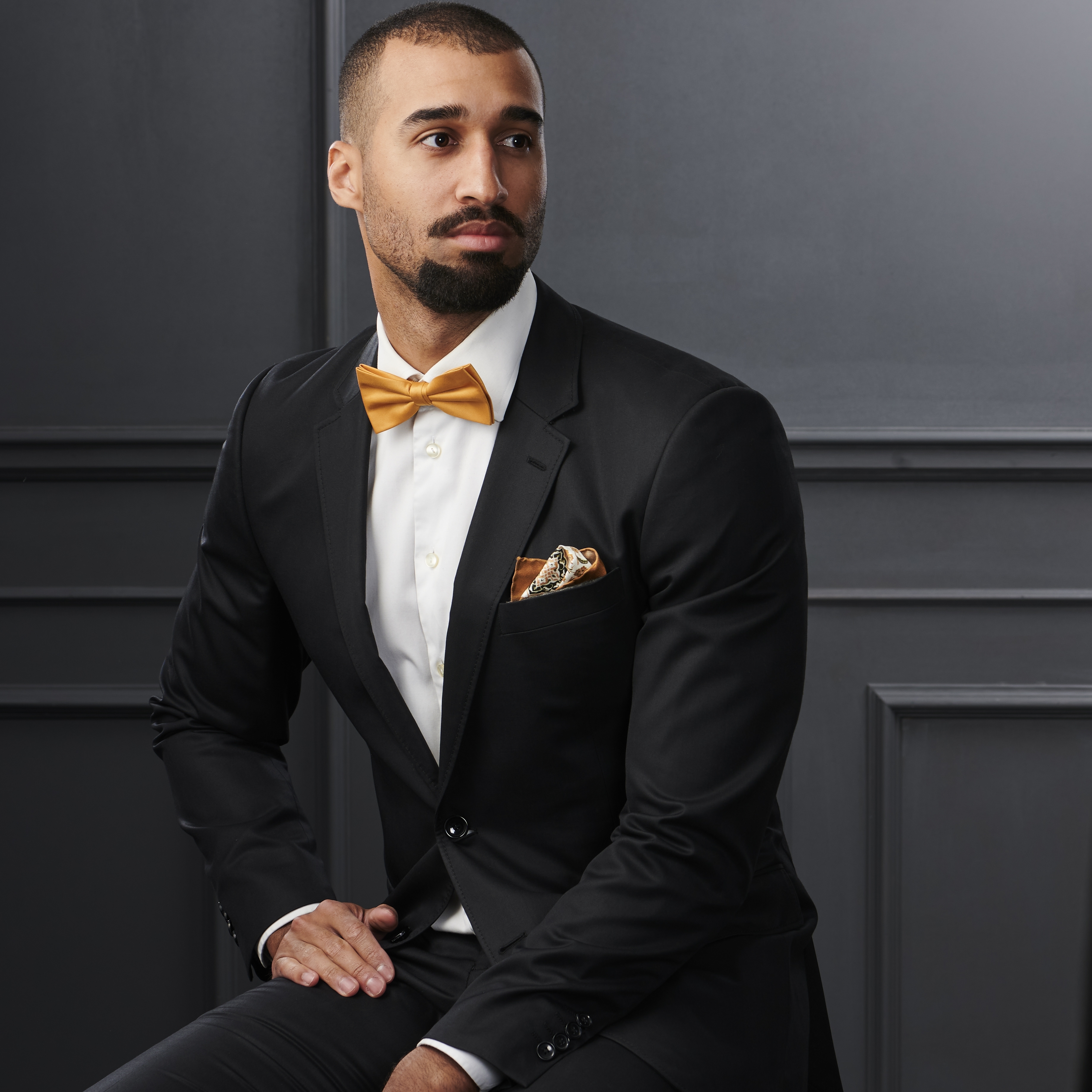 Bryant Brux Seiden Einstecktuch - 6