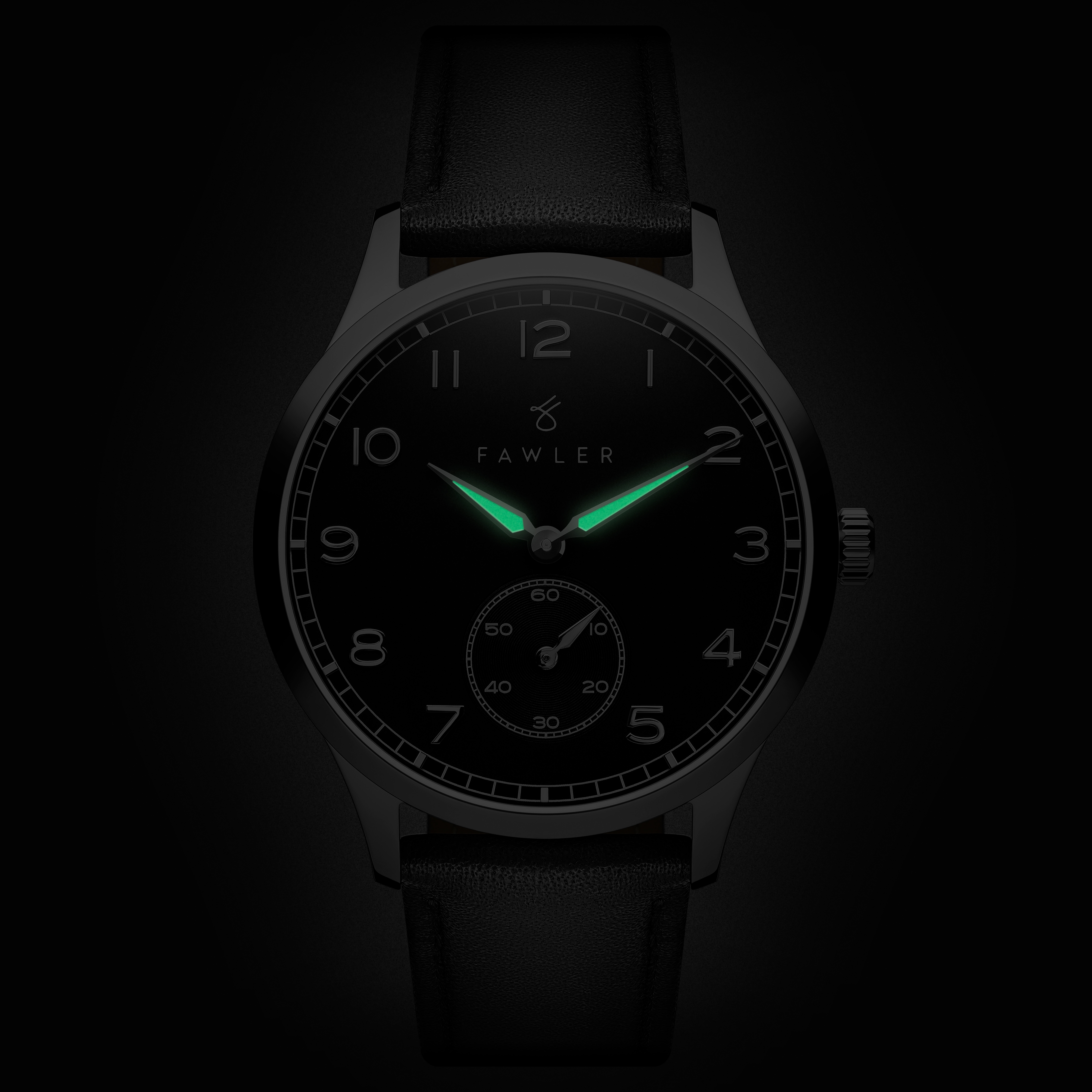 Adrien | Rozsdamentes acél karóra, fekete zománccal - 2