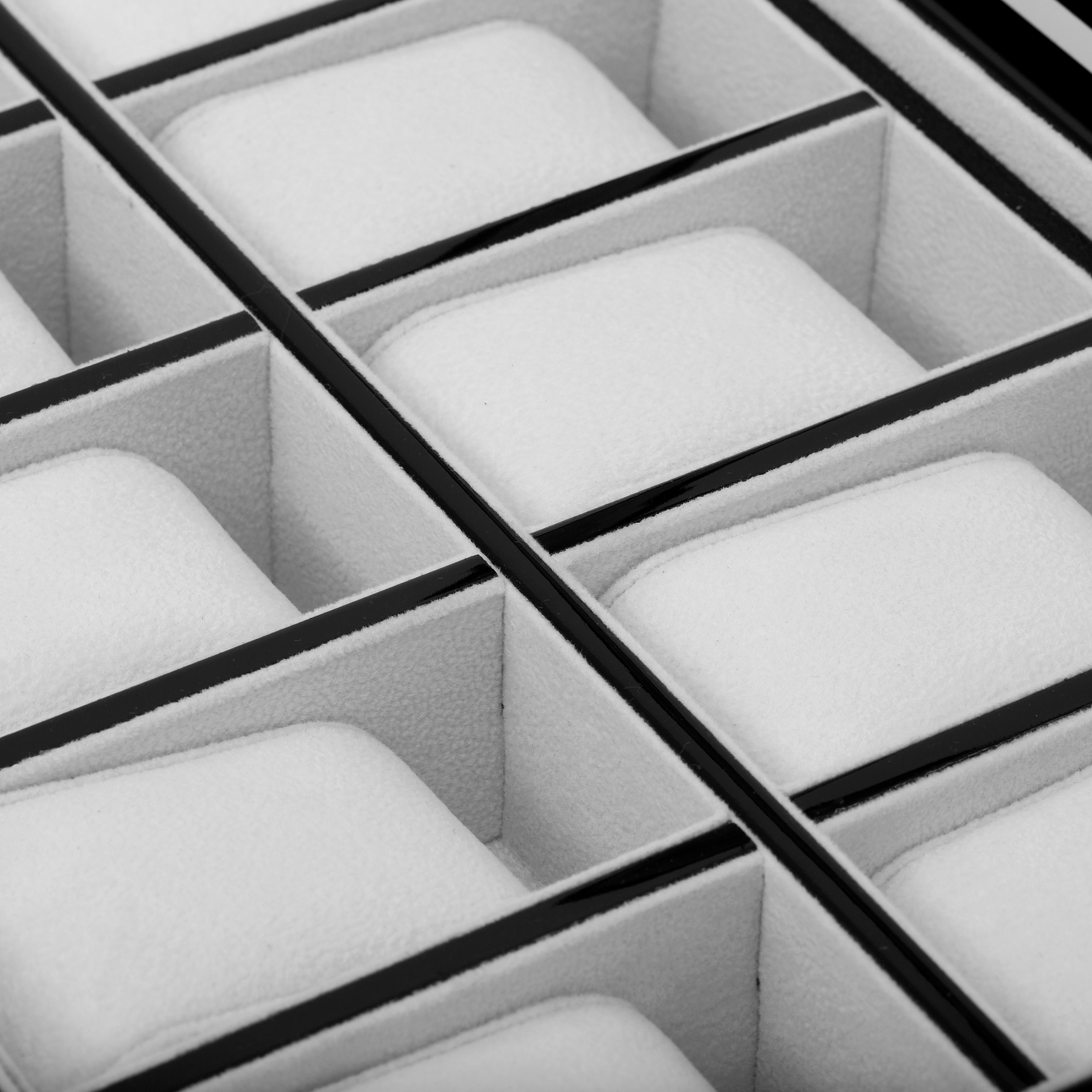 Klassische Karierte Uhrenbox - 10 Uhren - 5