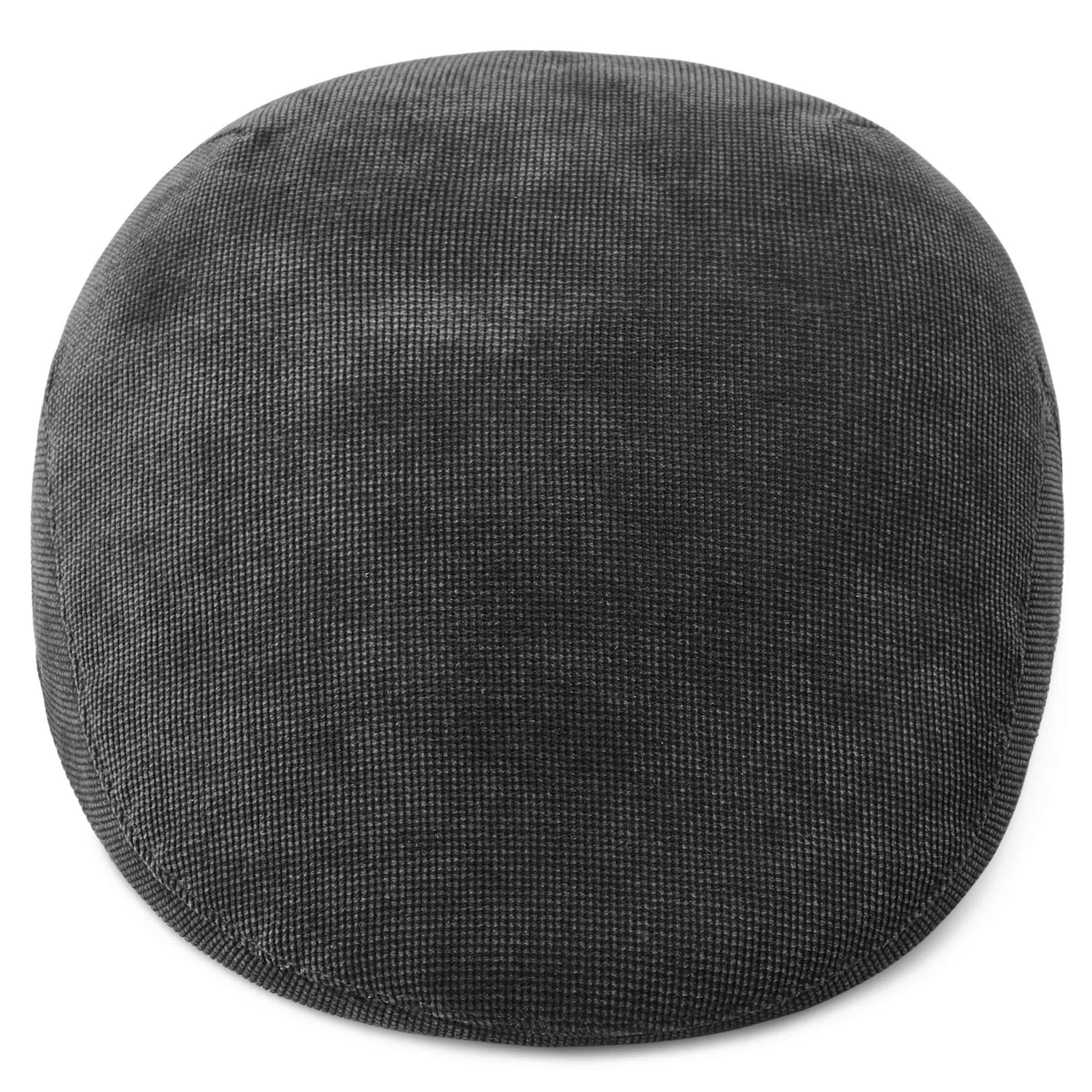 Rodolfo Black Fido Flat Cap - 55 cm - 2