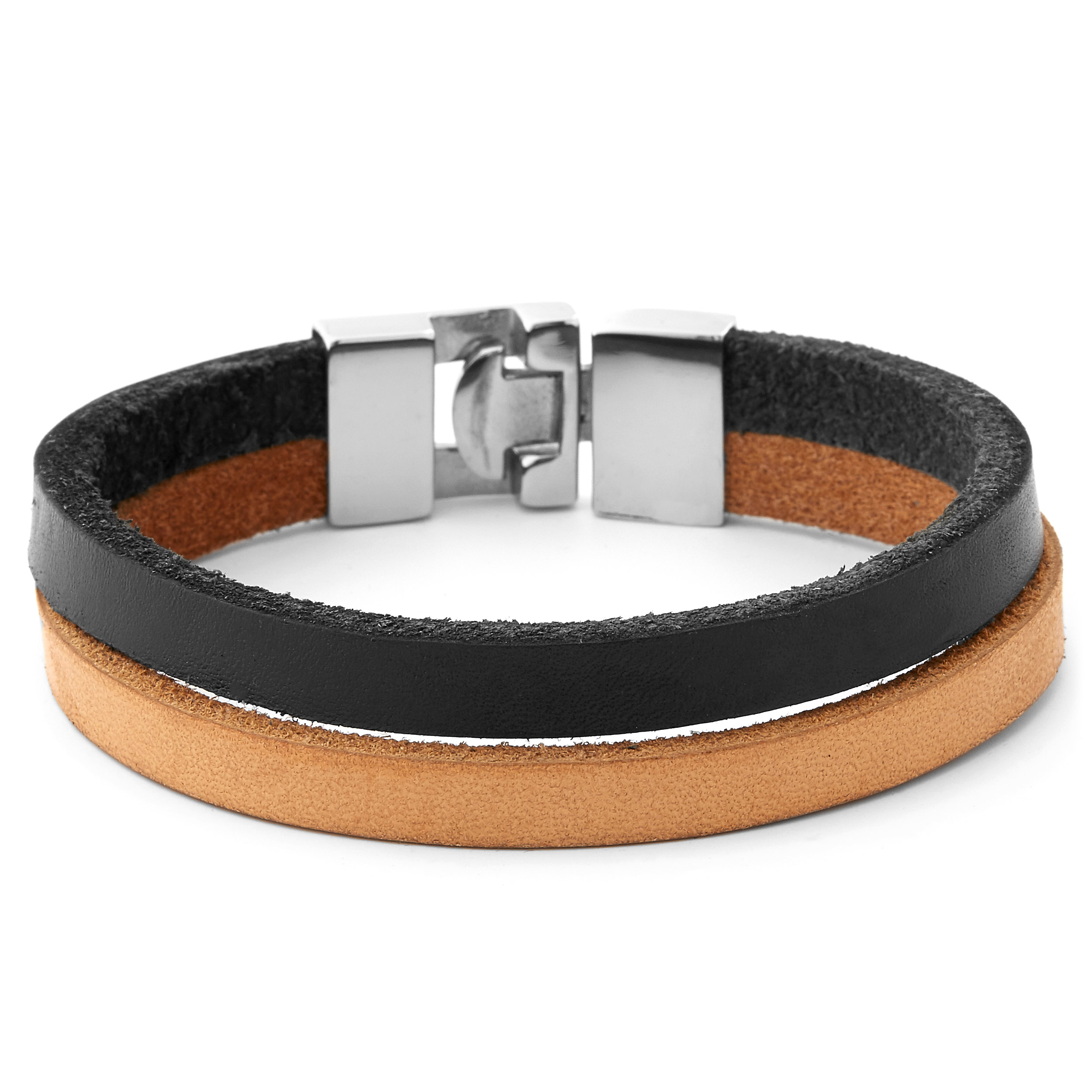 Kaksiosainen nahkarannekoru - 3