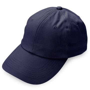 Waykins | Casquette en Coton uni Bleu Marine Waykins | Casquette en Coton uni Bleu Marine