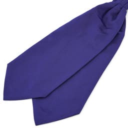 Elektromos kék egyszerű kravátli