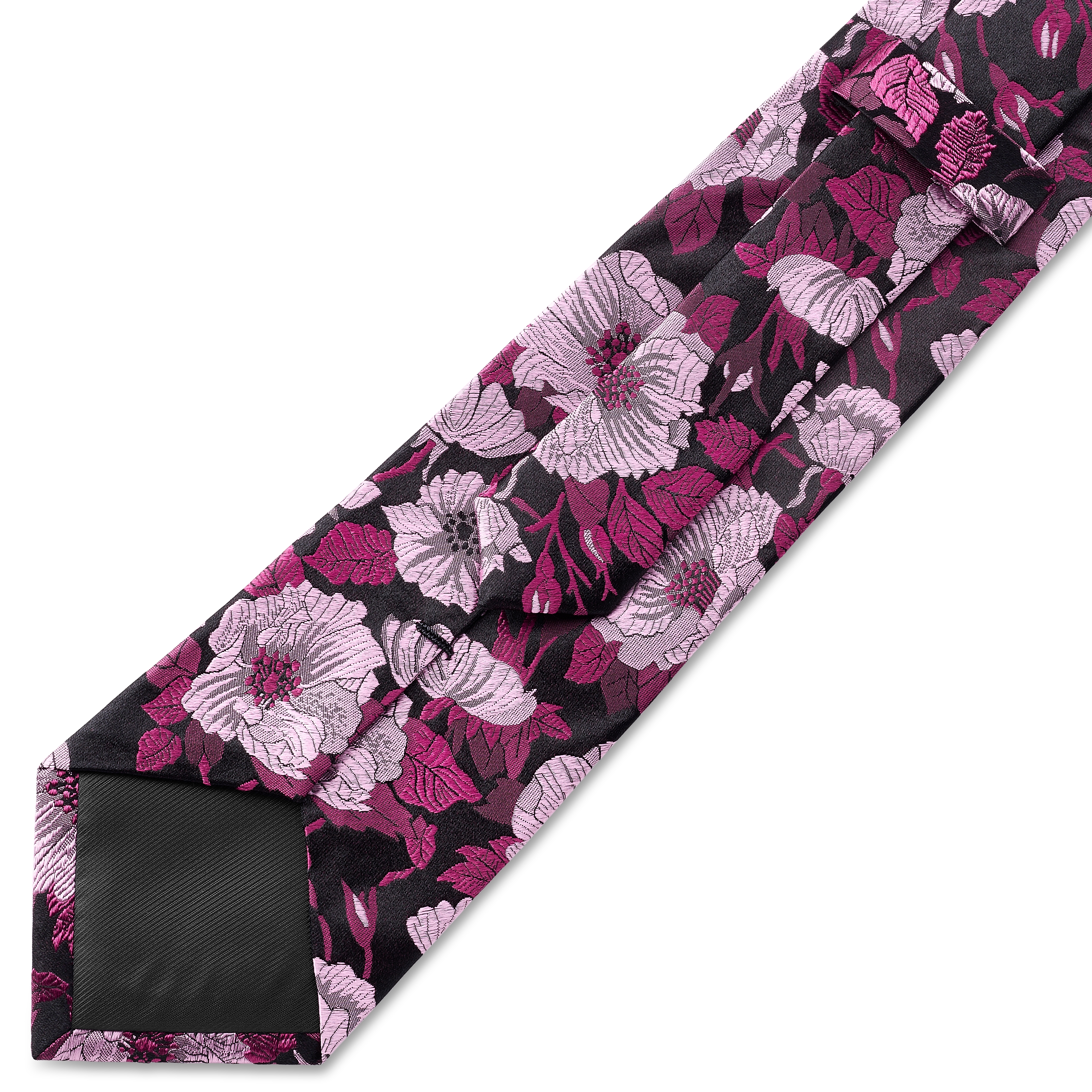 小物 Silk Satin Bones and Flowers Regular Tie Yohji Yamamoto - Silk Satin Bones and Flowers Regular Tieの