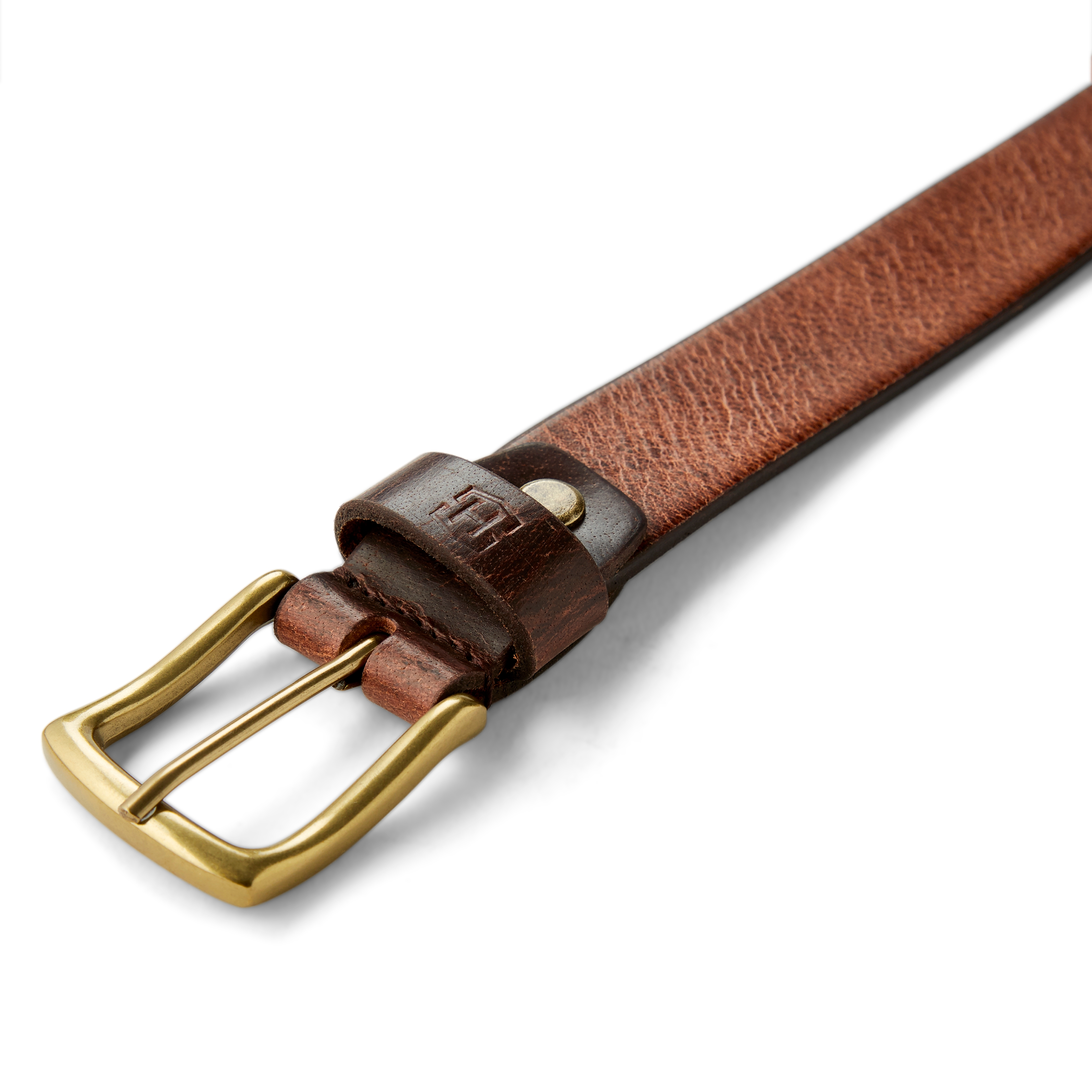 Brązowy skórzany pasek Shanan - 3